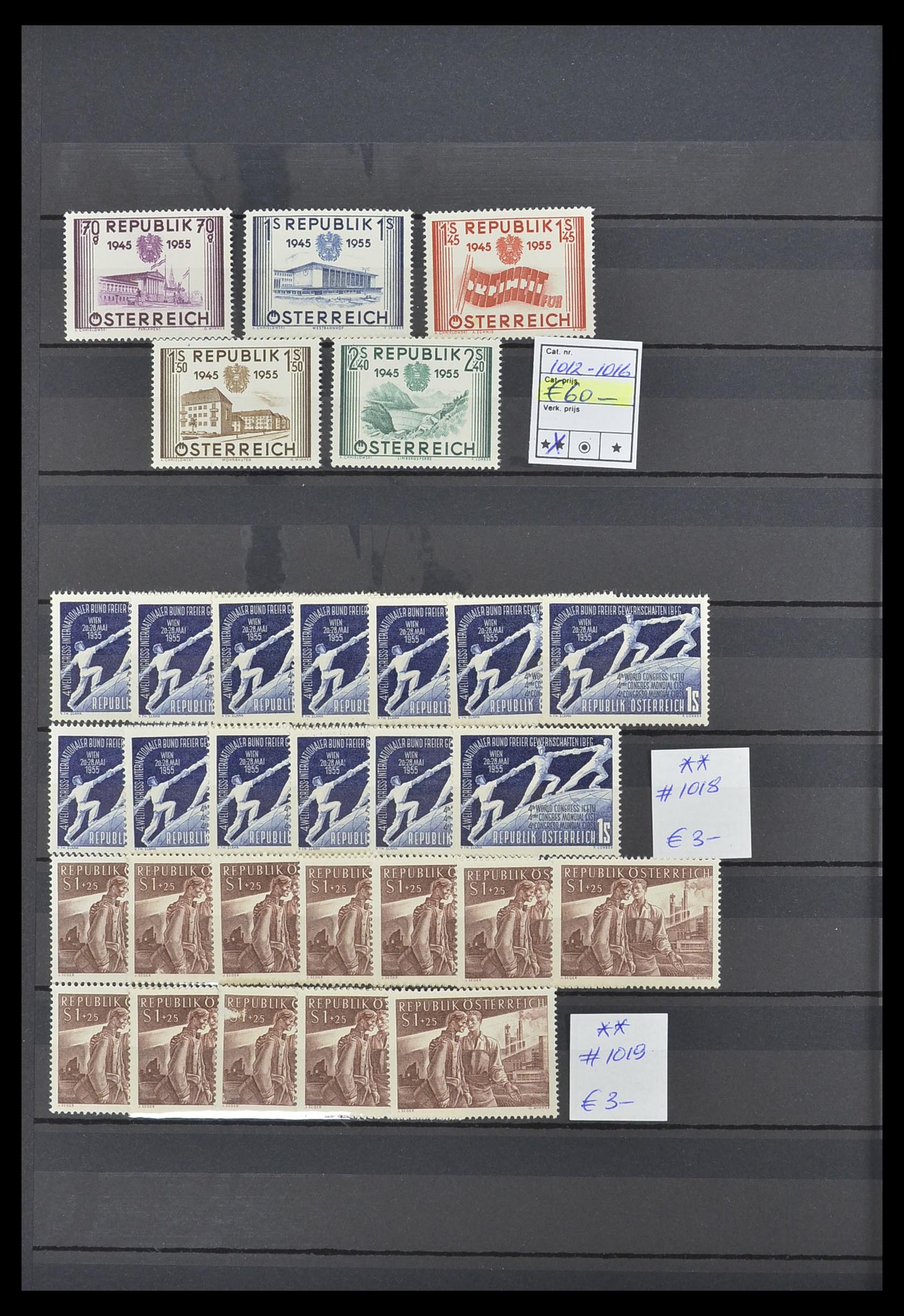 33668 026 - Postzegelverzameling 33668 Oostenrijk 1923-1957.