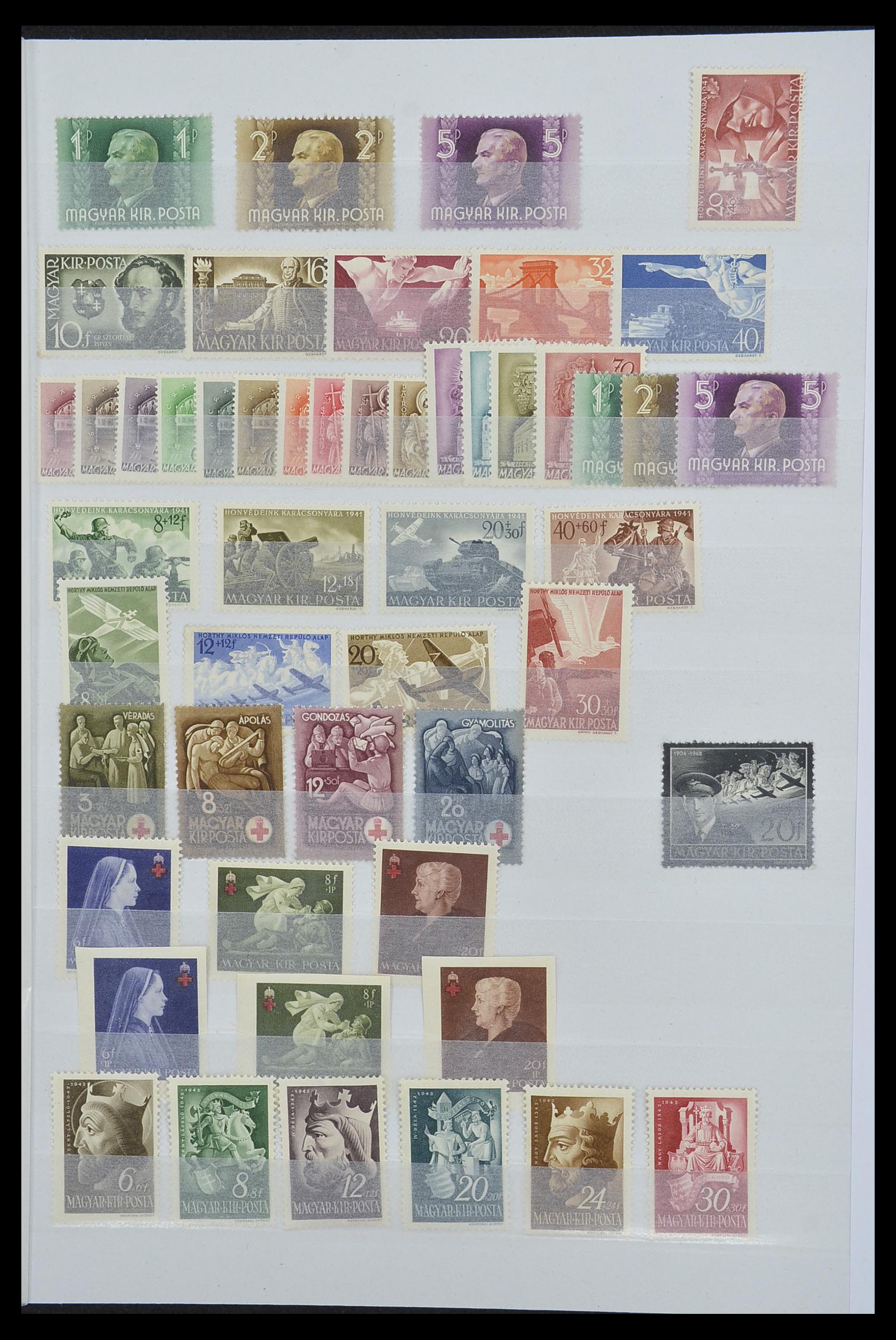 33669 007 - Postzegelverzameling 33669 Hongarije 1913-1985.