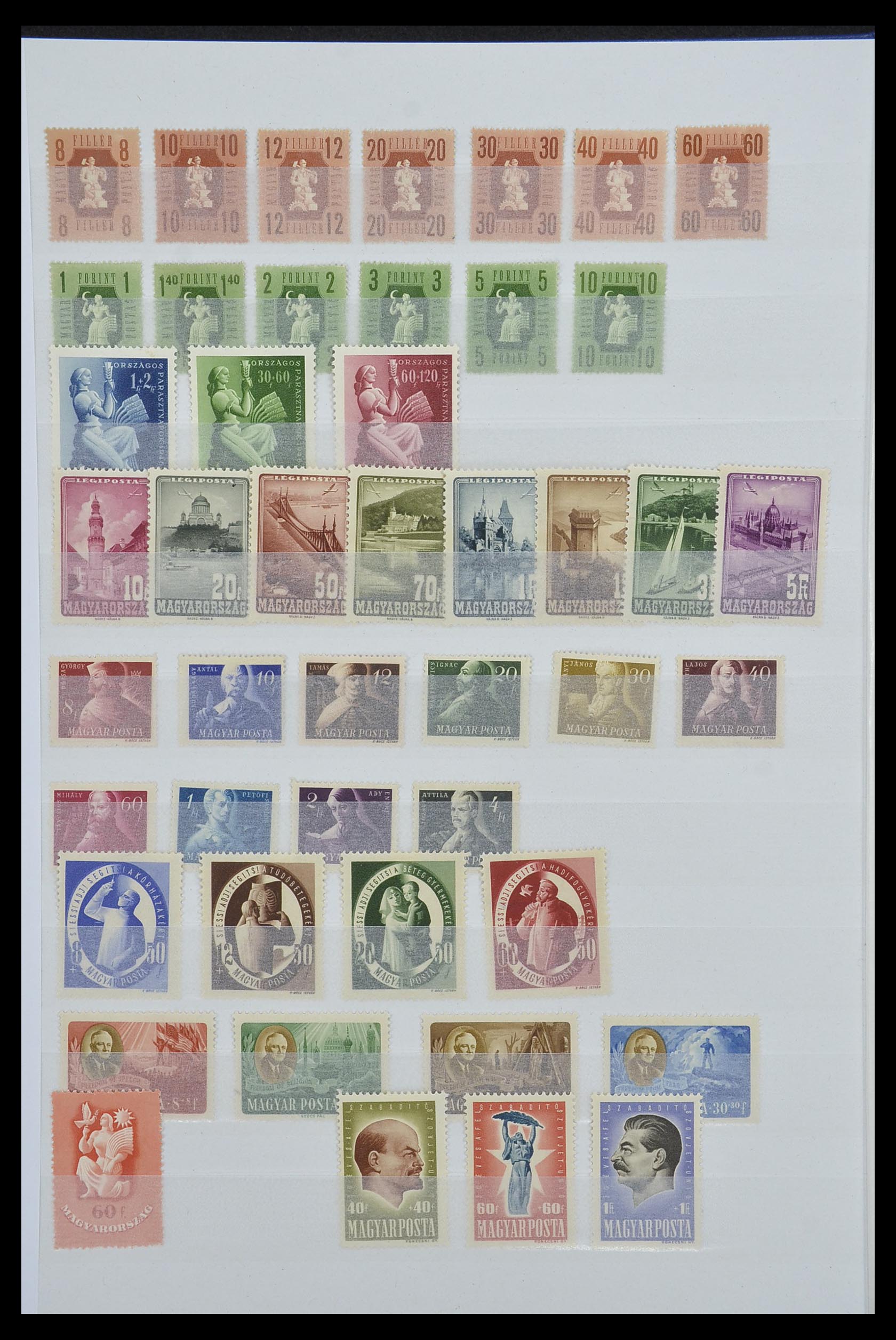 33669 012 - Postzegelverzameling 33669 Hongarije 1913-1985.
