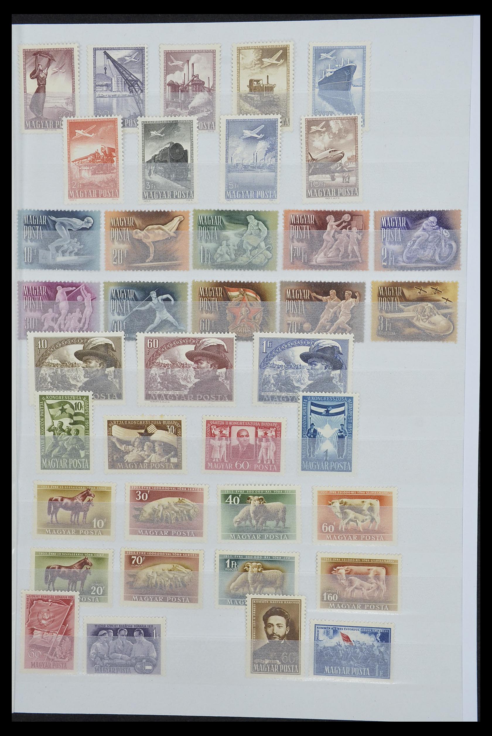 33669 017 - Postzegelverzameling 33669 Hongarije 1913-1985.