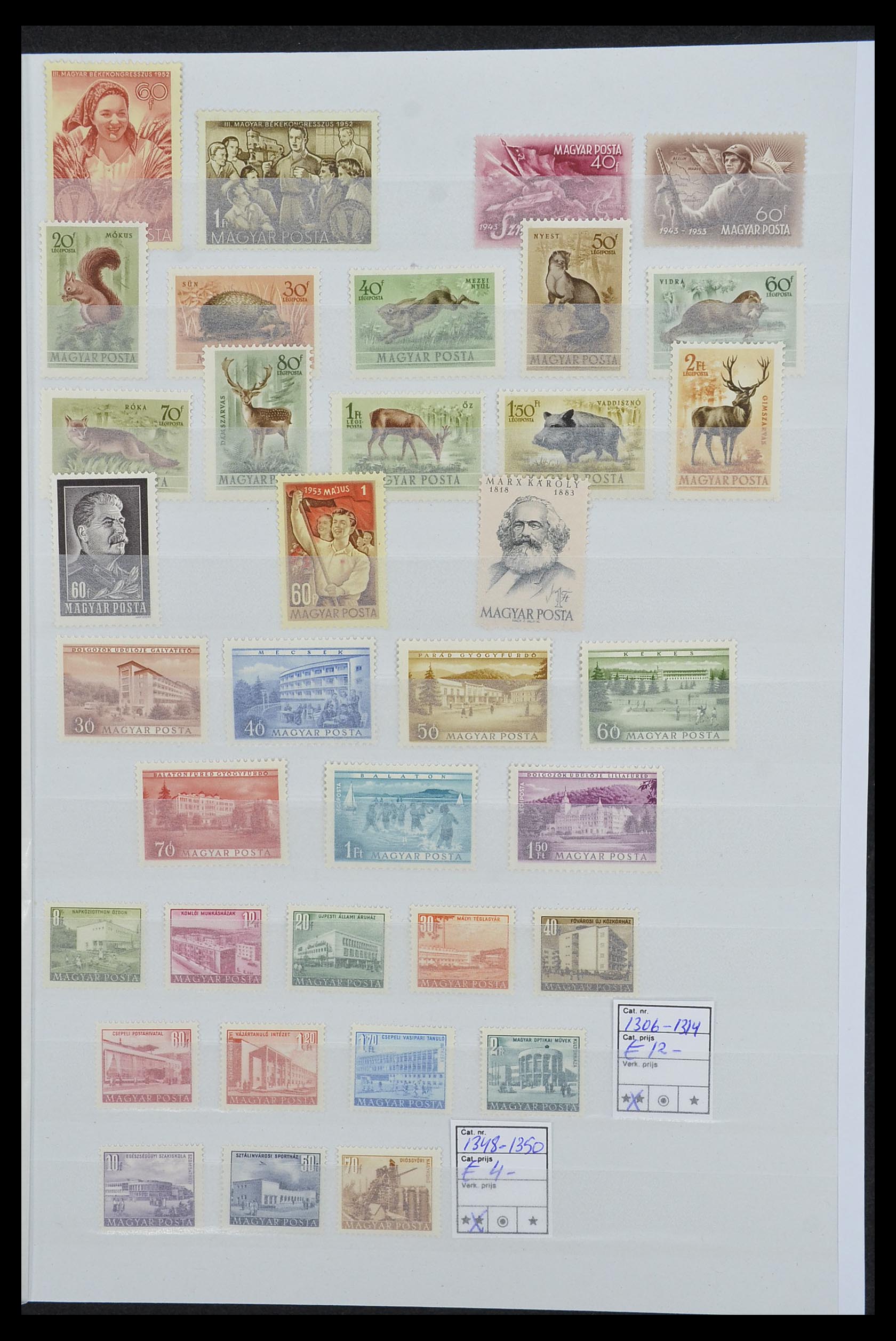 33669 021 - Postzegelverzameling 33669 Hongarije 1913-1985.