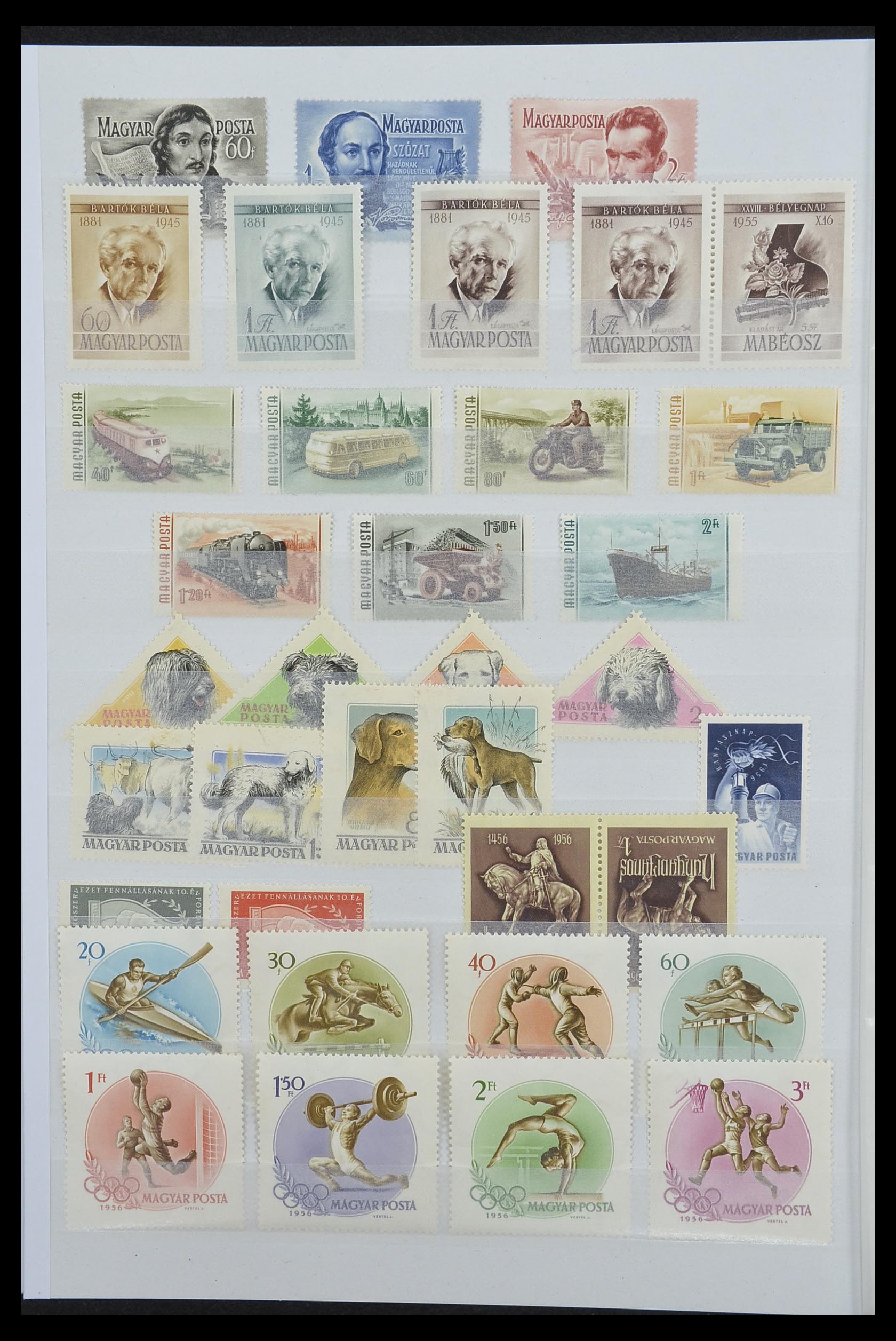 33669 026 - Postzegelverzameling 33669 Hongarije 1913-1985.