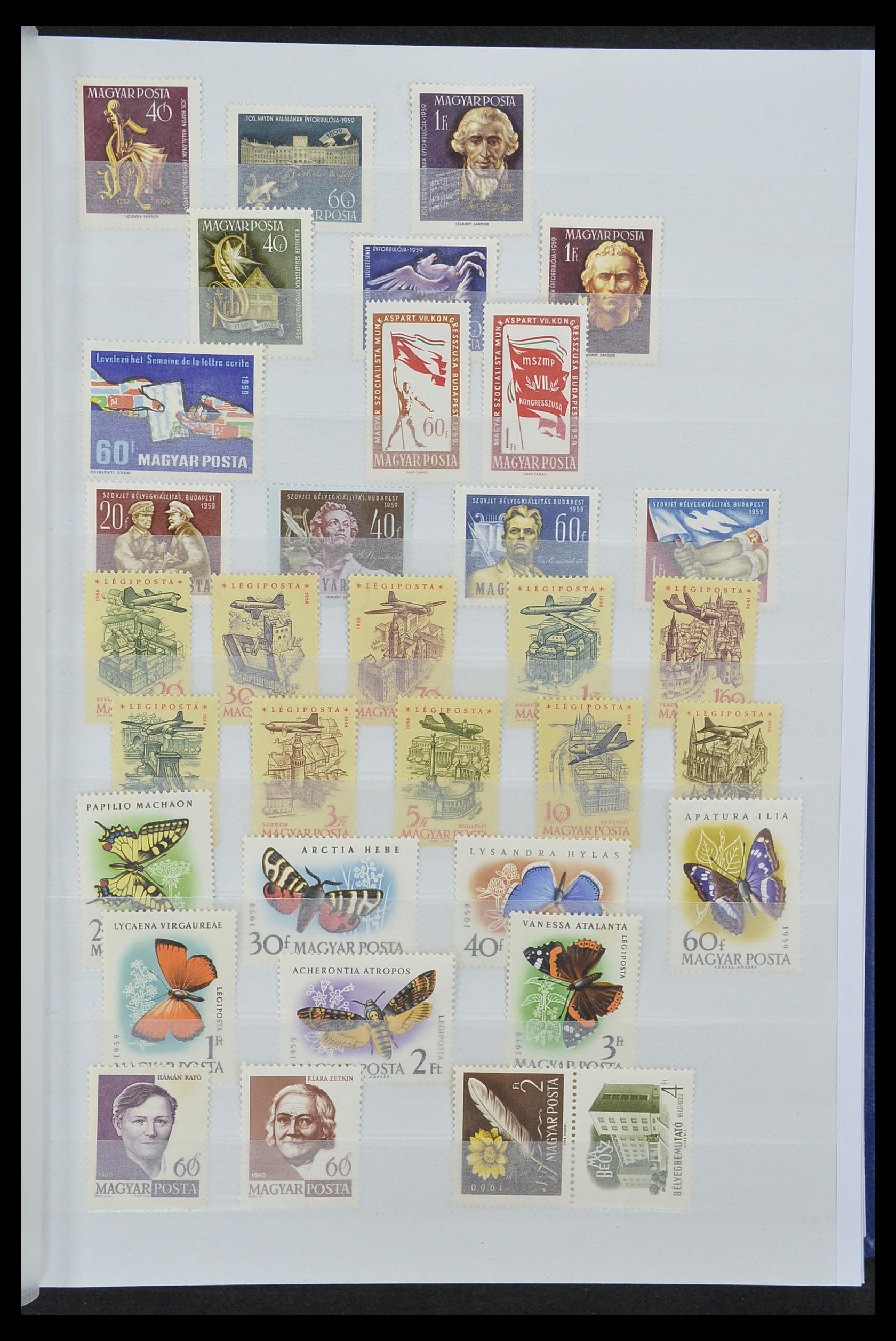 33669 031 - Postzegelverzameling 33669 Hongarije 1913-1985.