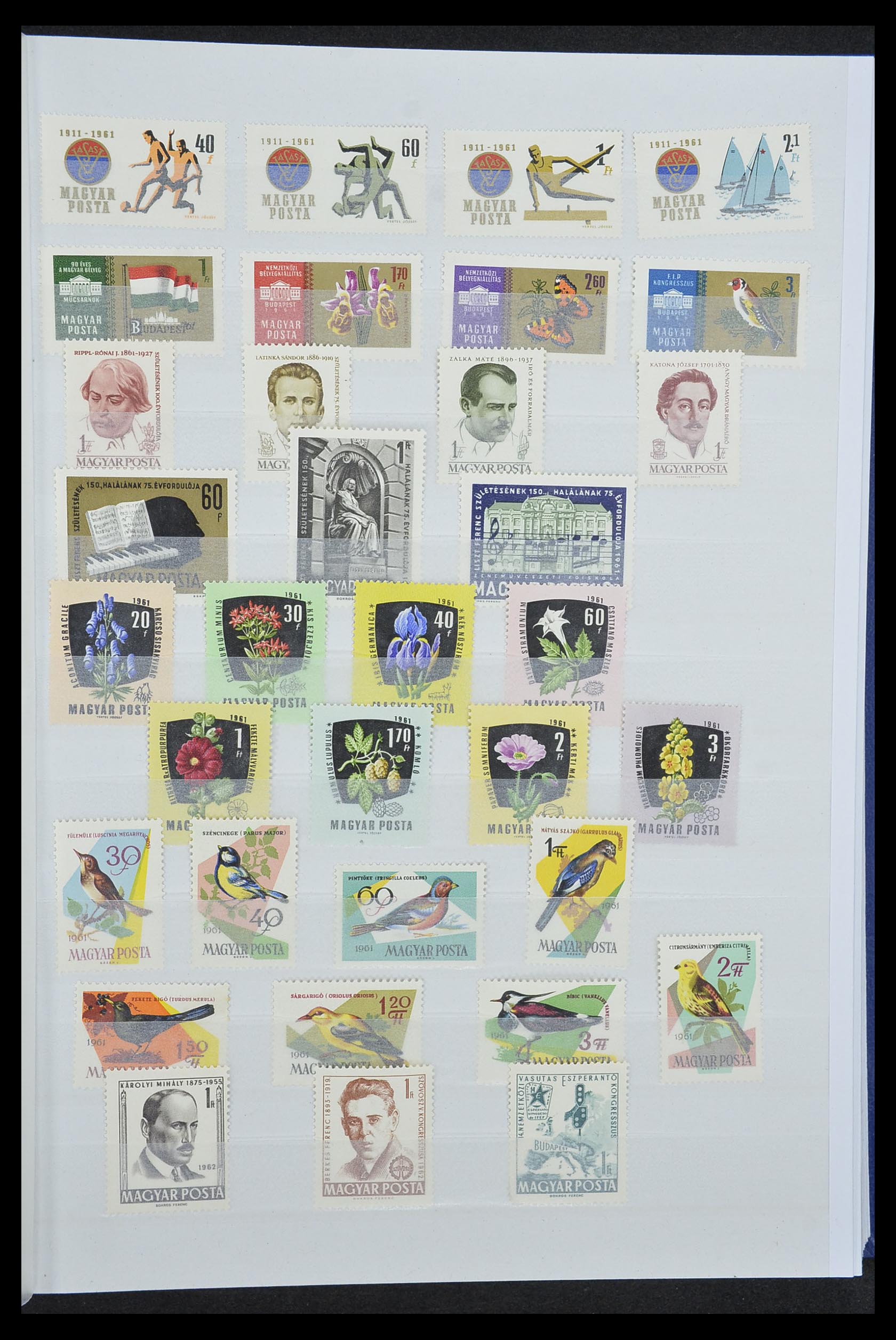 33669 035 - Postzegelverzameling 33669 Hongarije 1913-1985.