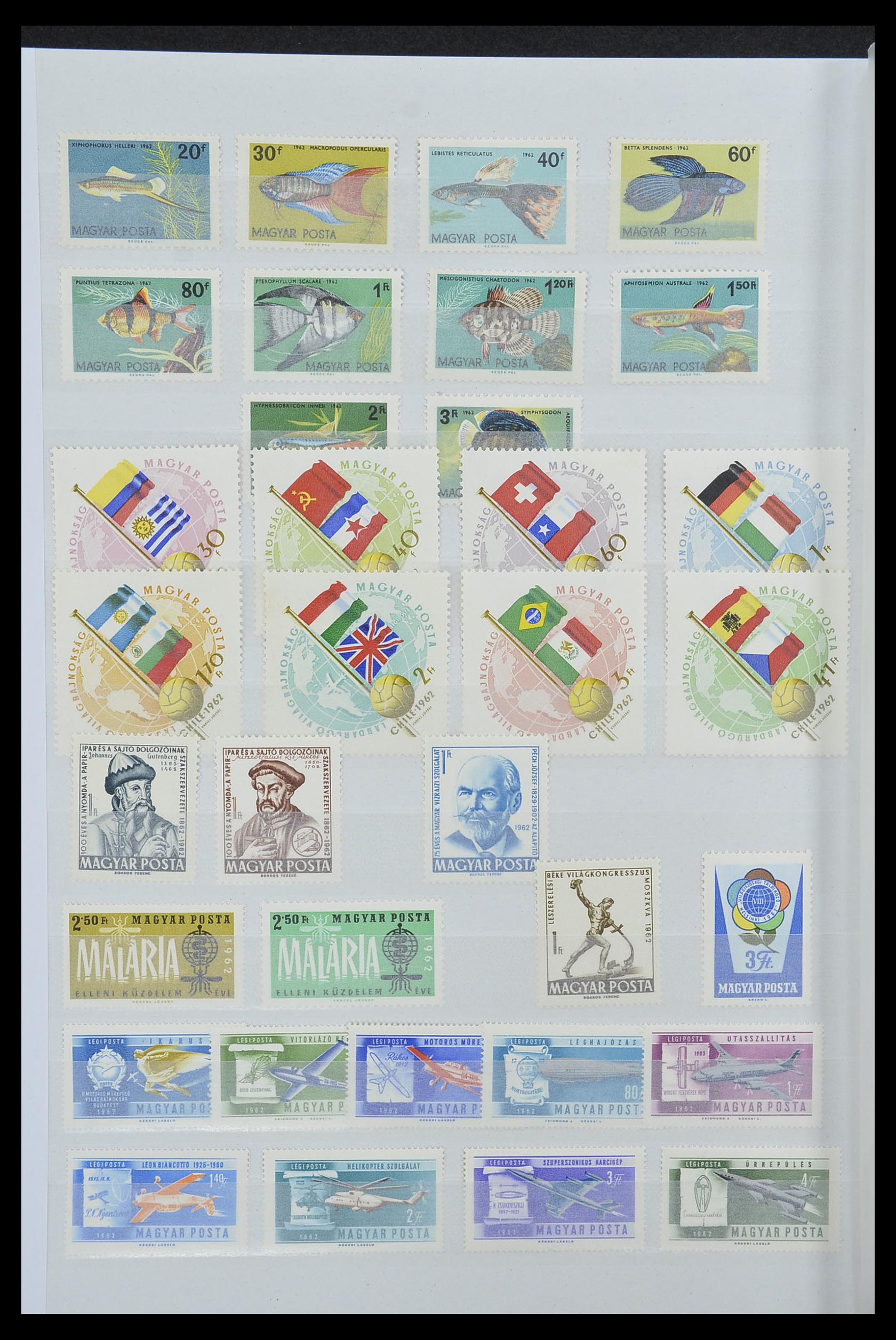33669 036 - Postzegelverzameling 33669 Hongarije 1913-1985.