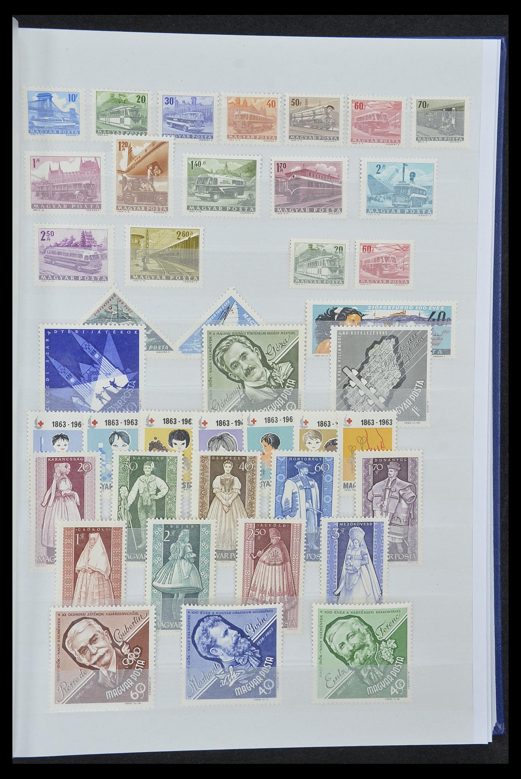 33669 039 - Postzegelverzameling 33669 Hongarije 1913-1985.