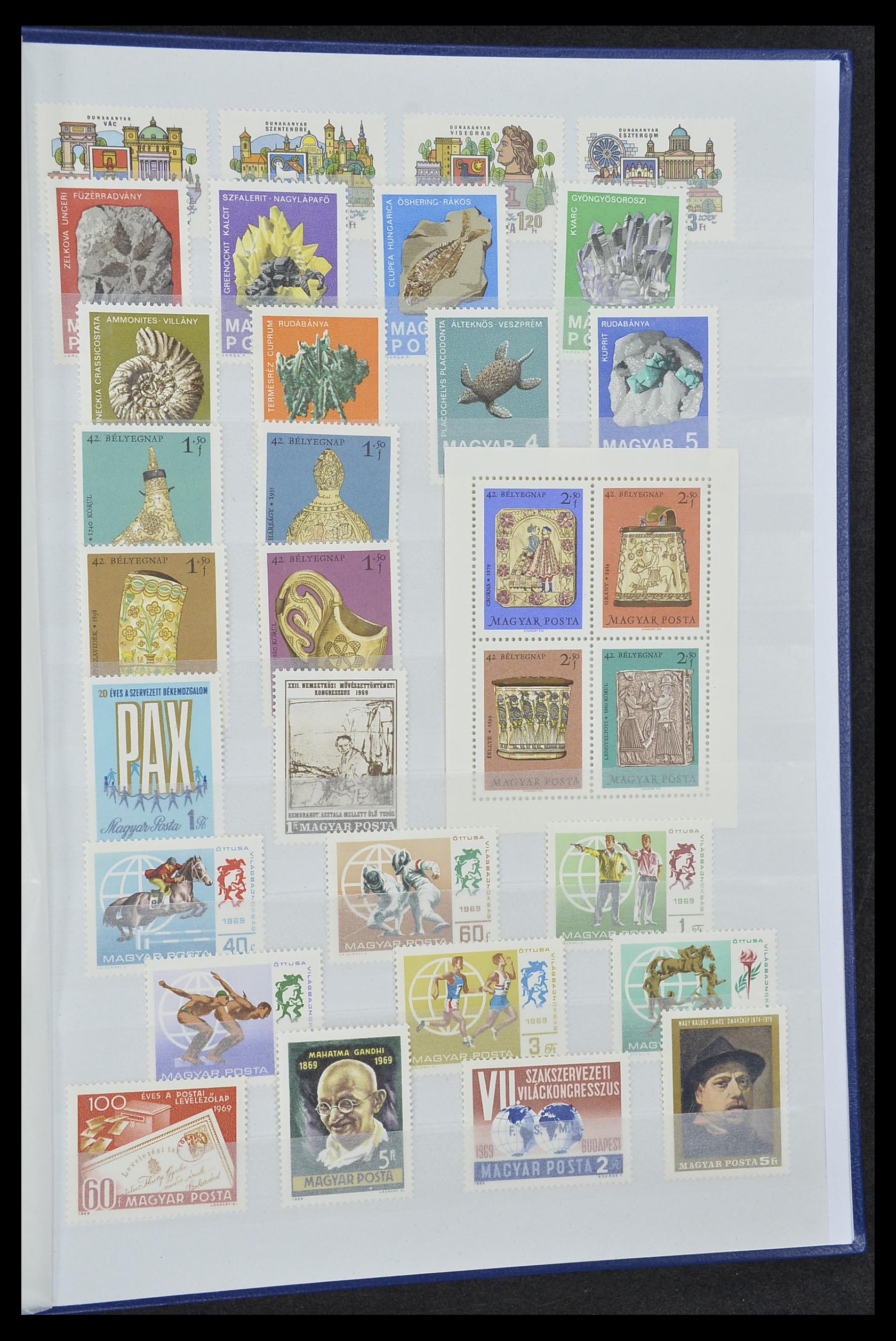 33669 055 - Postzegelverzameling 33669 Hongarije 1913-1985.