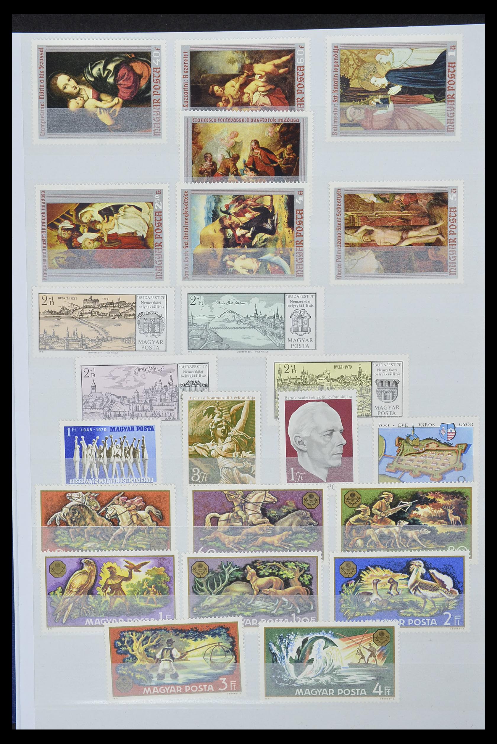 33669 058 - Postzegelverzameling 33669 Hongarije 1913-1985.