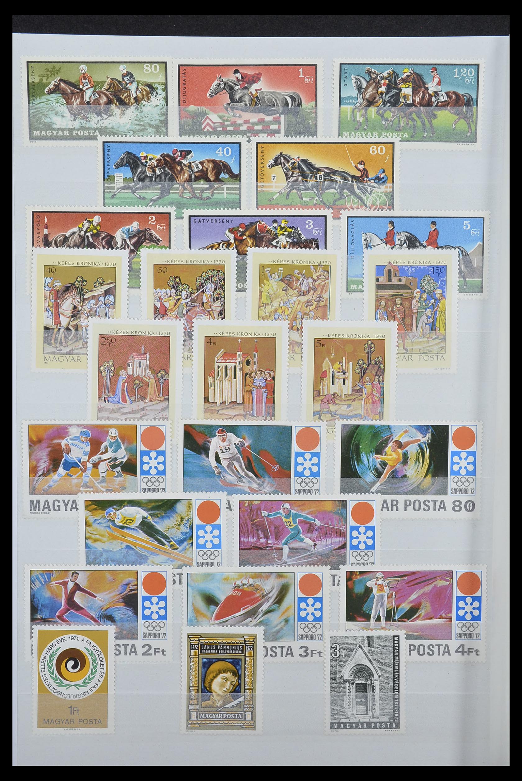 33669 060 - Postzegelverzameling 33669 Hongarije 1913-1985.