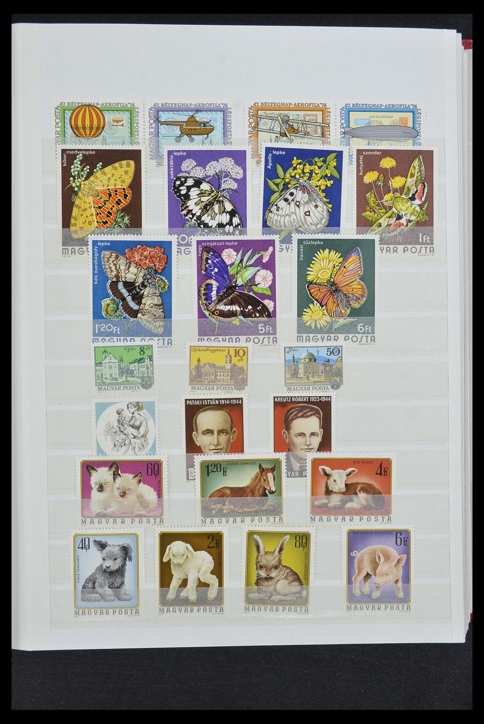 33669 069 - Postzegelverzameling 33669 Hongarije 1913-1985.