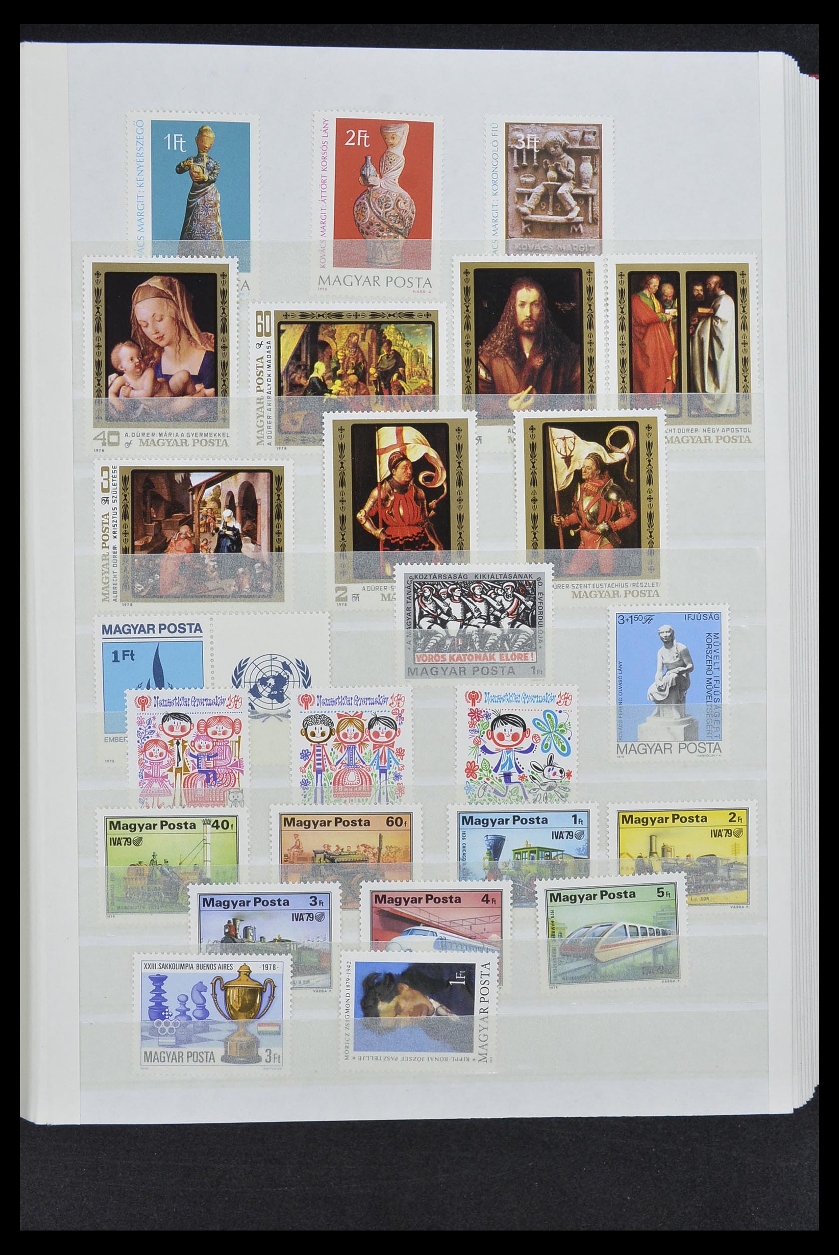 33669 078 - Postzegelverzameling 33669 Hongarije 1913-1985.