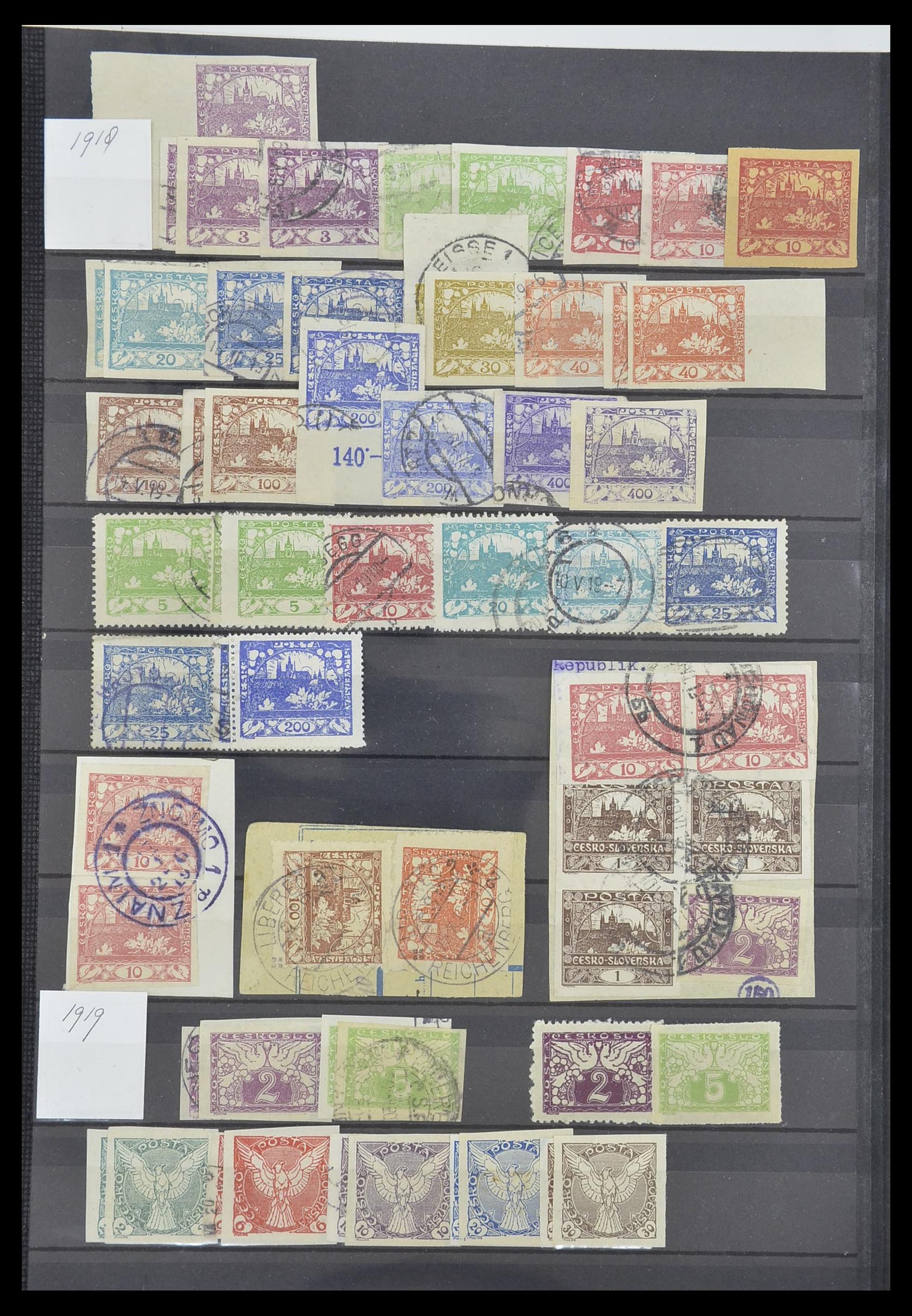 33671 002 - Postzegelverzameling 33671 Tsjechoslowakije 1918-2000.