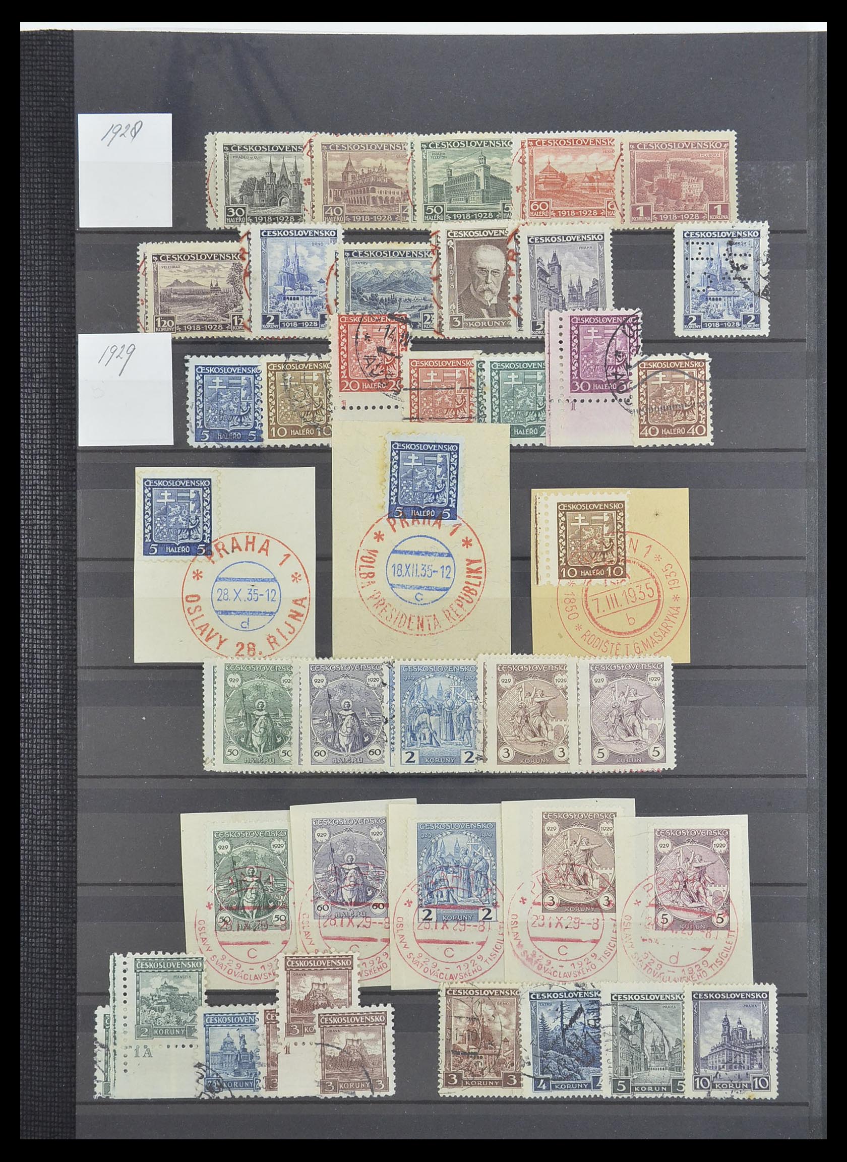 33671 012 - Postzegelverzameling 33671 Tsjechoslowakije 1918-2000.