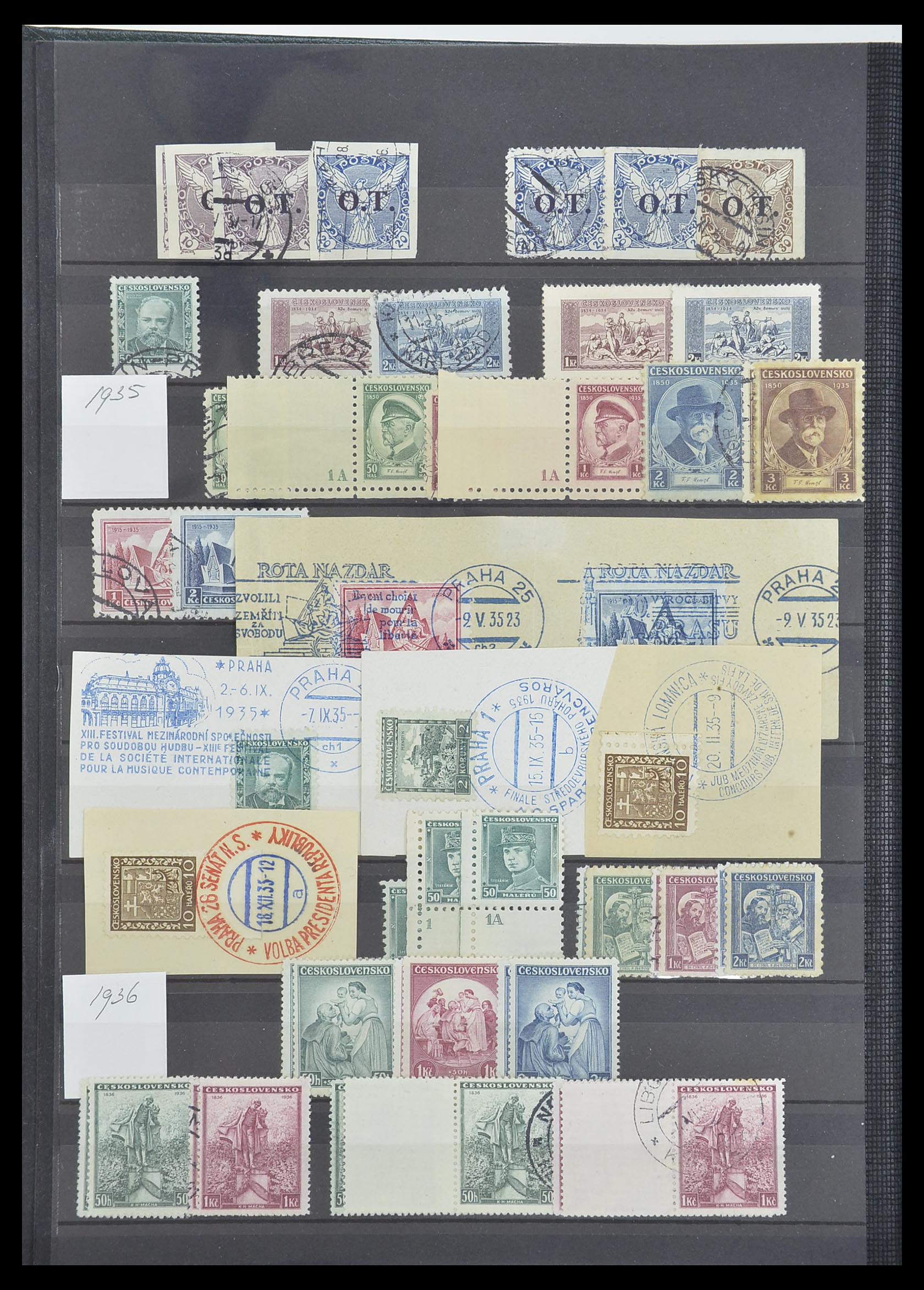 33671 015 - Postzegelverzameling 33671 Tsjechoslowakije 1918-2000.
