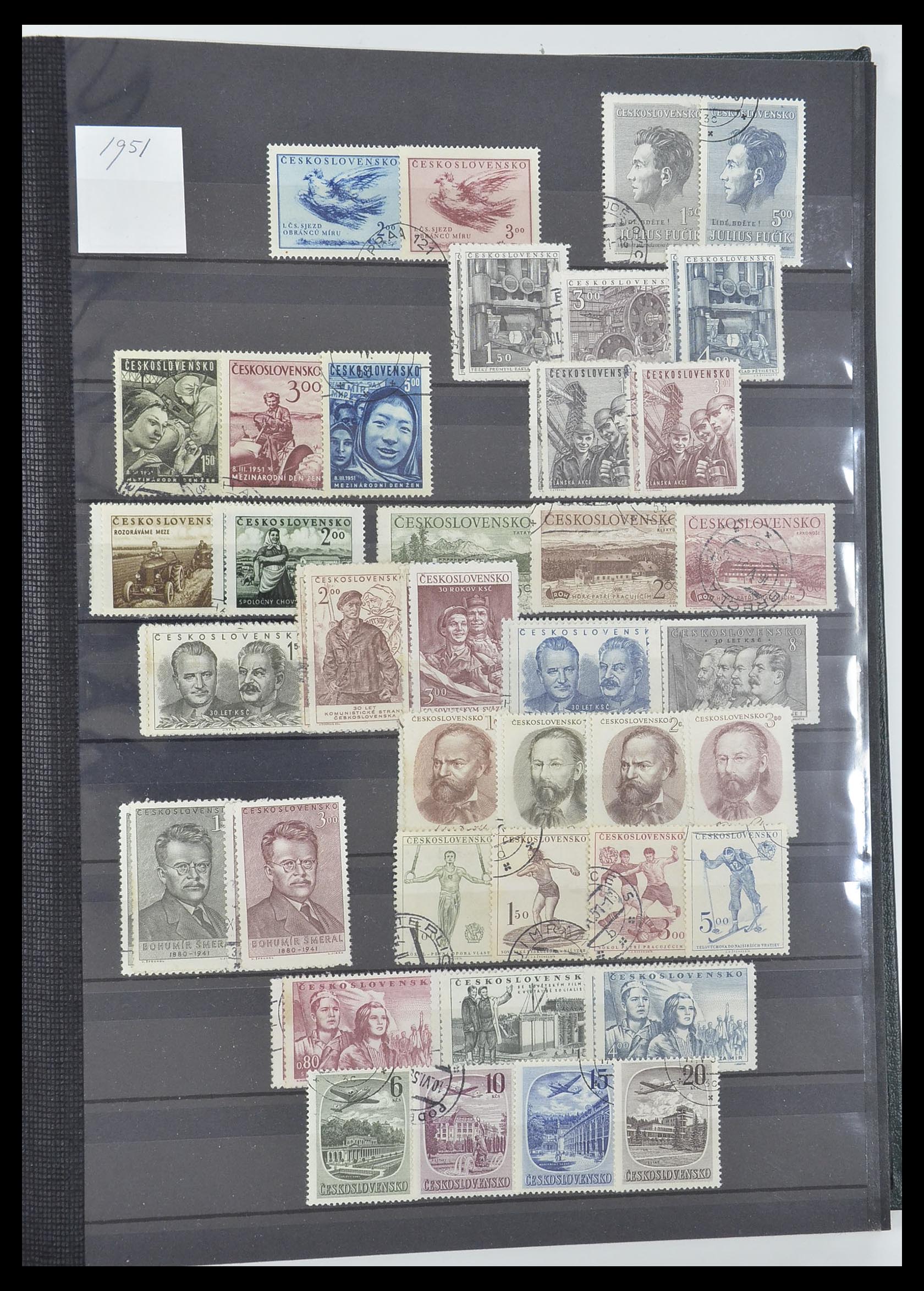 33671 035 - Postzegelverzameling 33671 Tsjechoslowakije 1918-2000.