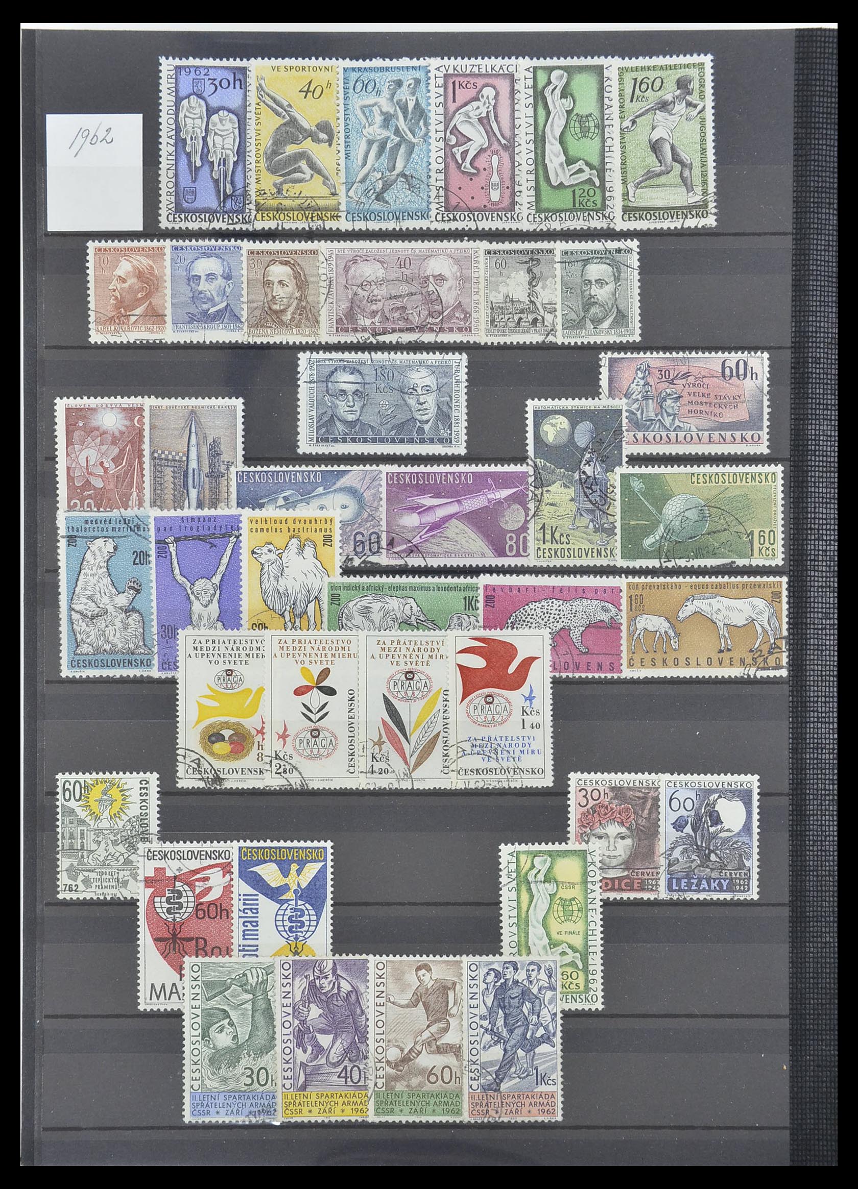 33671 056 - Postzegelverzameling 33671 Tsjechoslowakije 1918-2000.