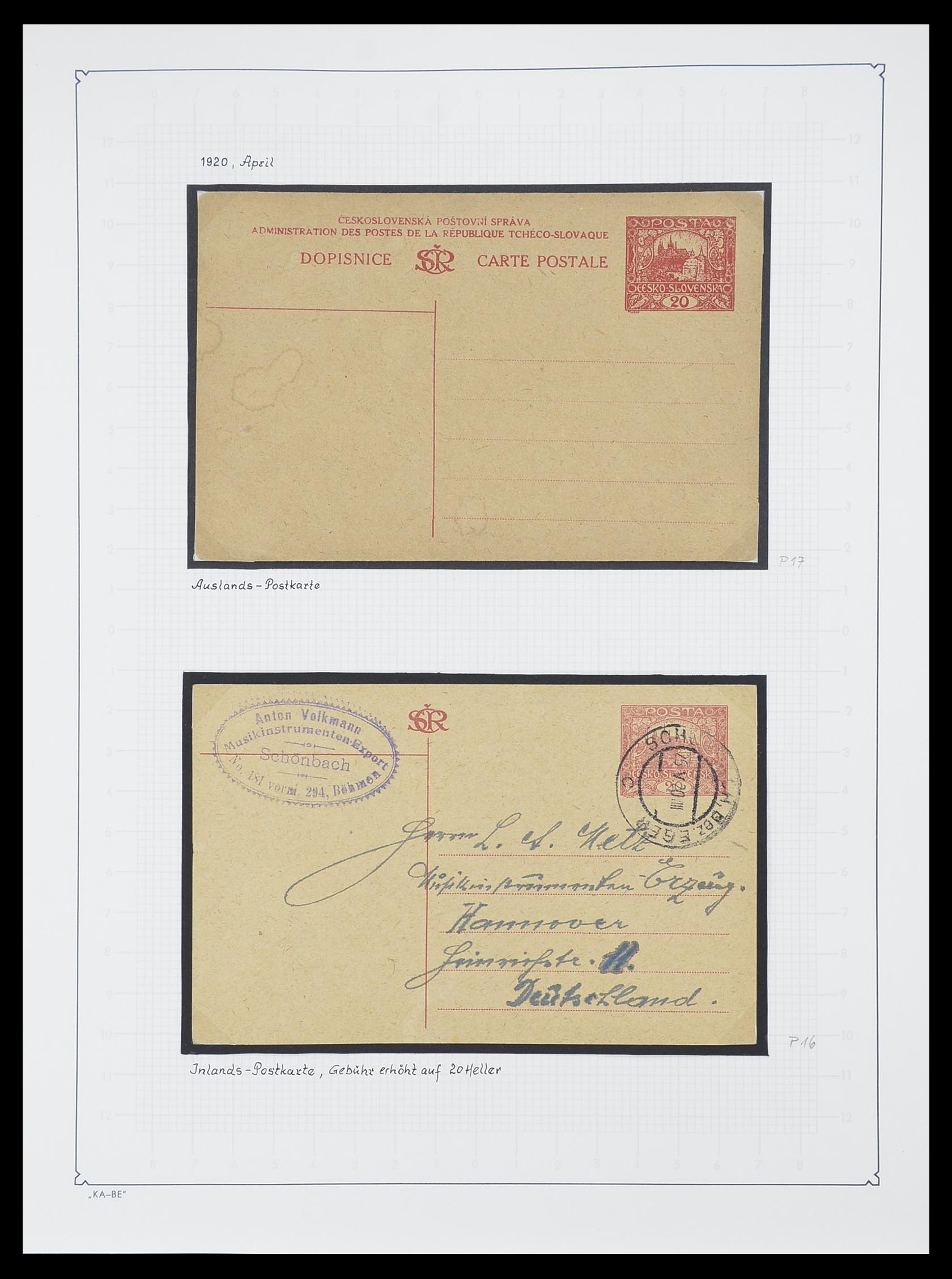 33671 161 - Postzegelverzameling 33671 Tsjechoslowakije 1918-2000.