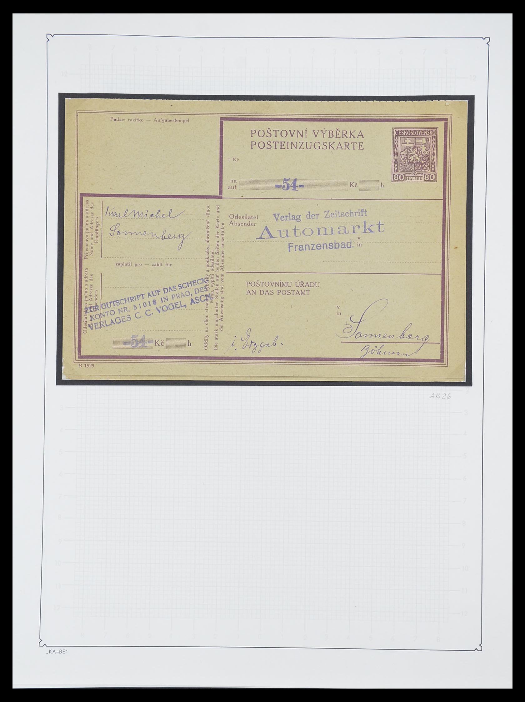 33671 166 - Postzegelverzameling 33671 Tsjechoslowakije 1918-2000.