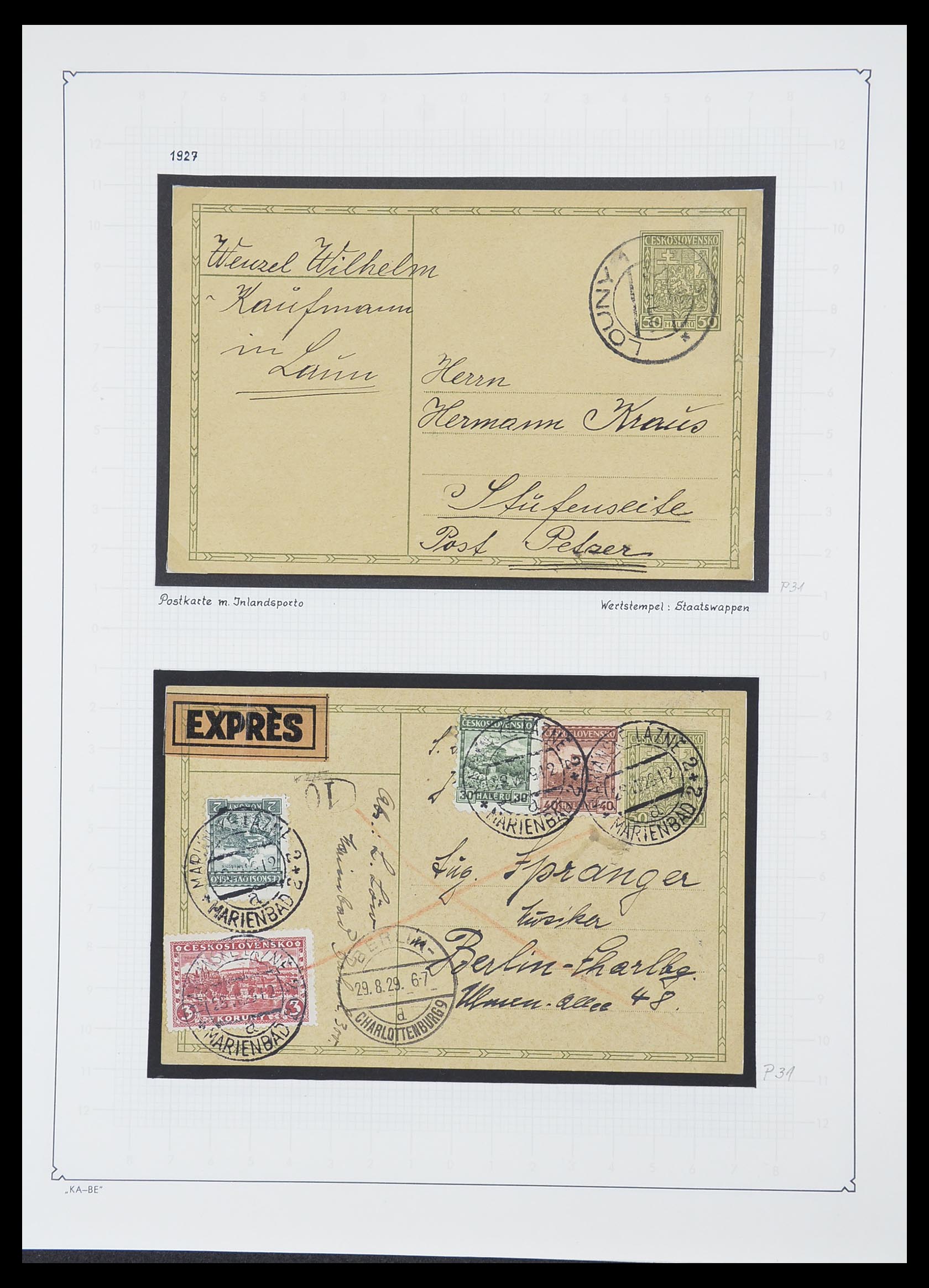 33671 168 - Postzegelverzameling 33671 Tsjechoslowakije 1918-2000.