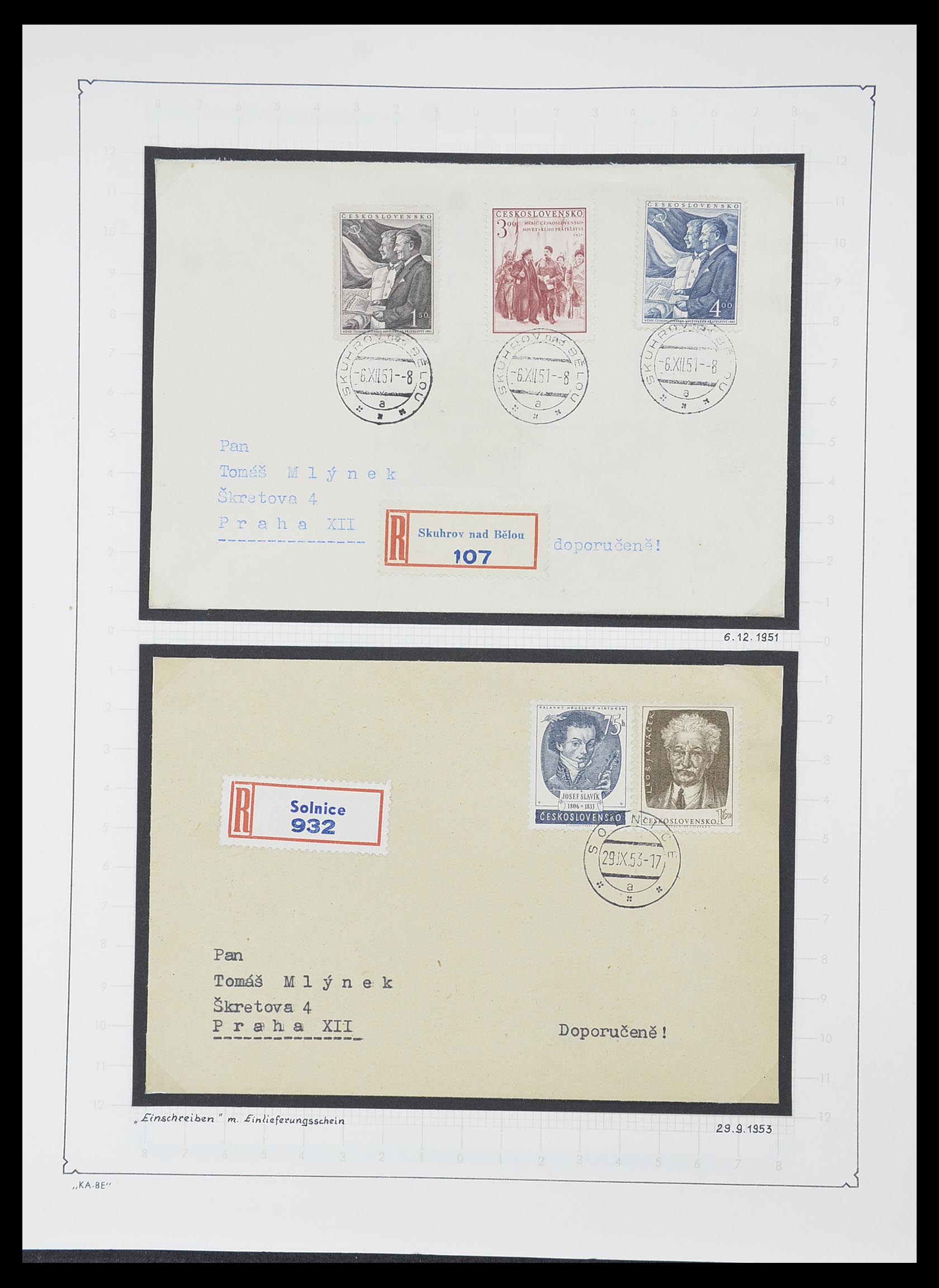 33671 186 - Postzegelverzameling 33671 Tsjechoslowakije 1918-2000.