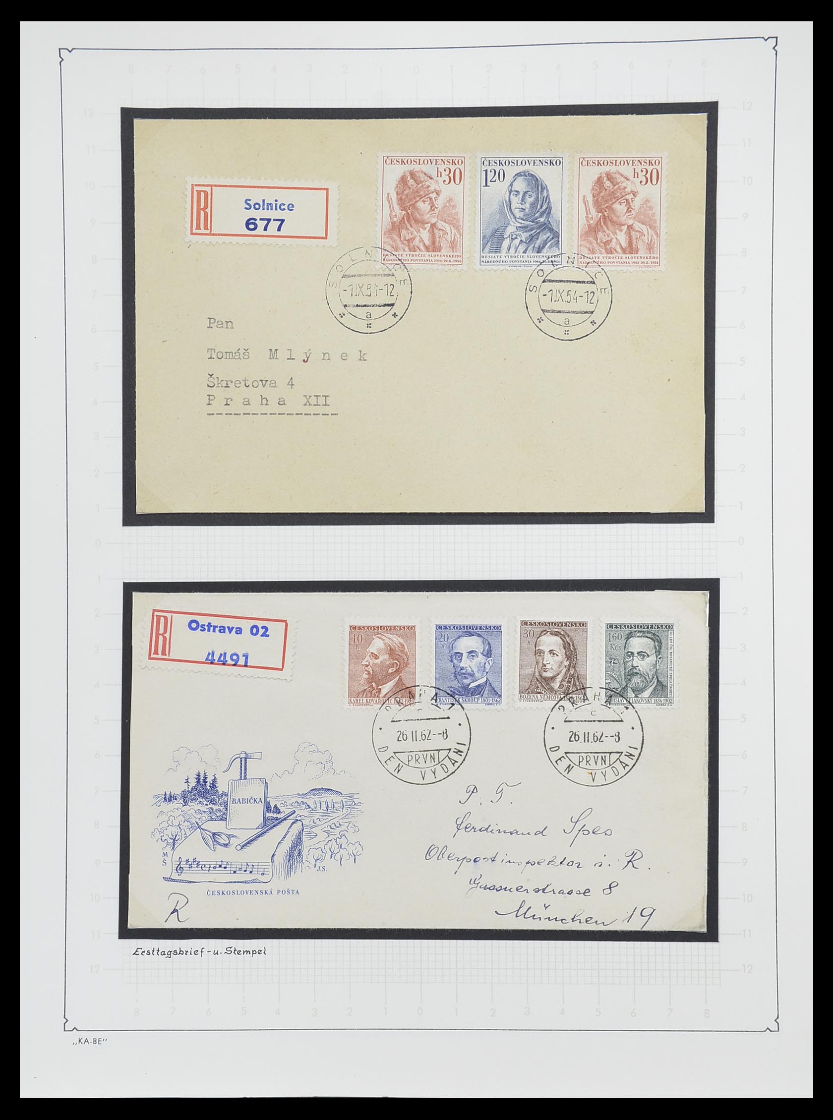 33671 189 - Postzegelverzameling 33671 Tsjechoslowakije 1918-2000.