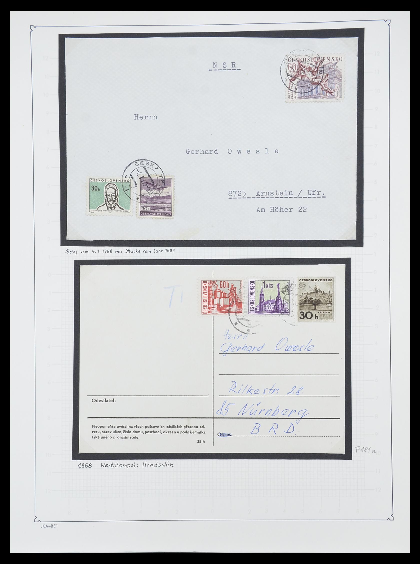 33671 192 - Postzegelverzameling 33671 Tsjechoslowakije 1918-2000.