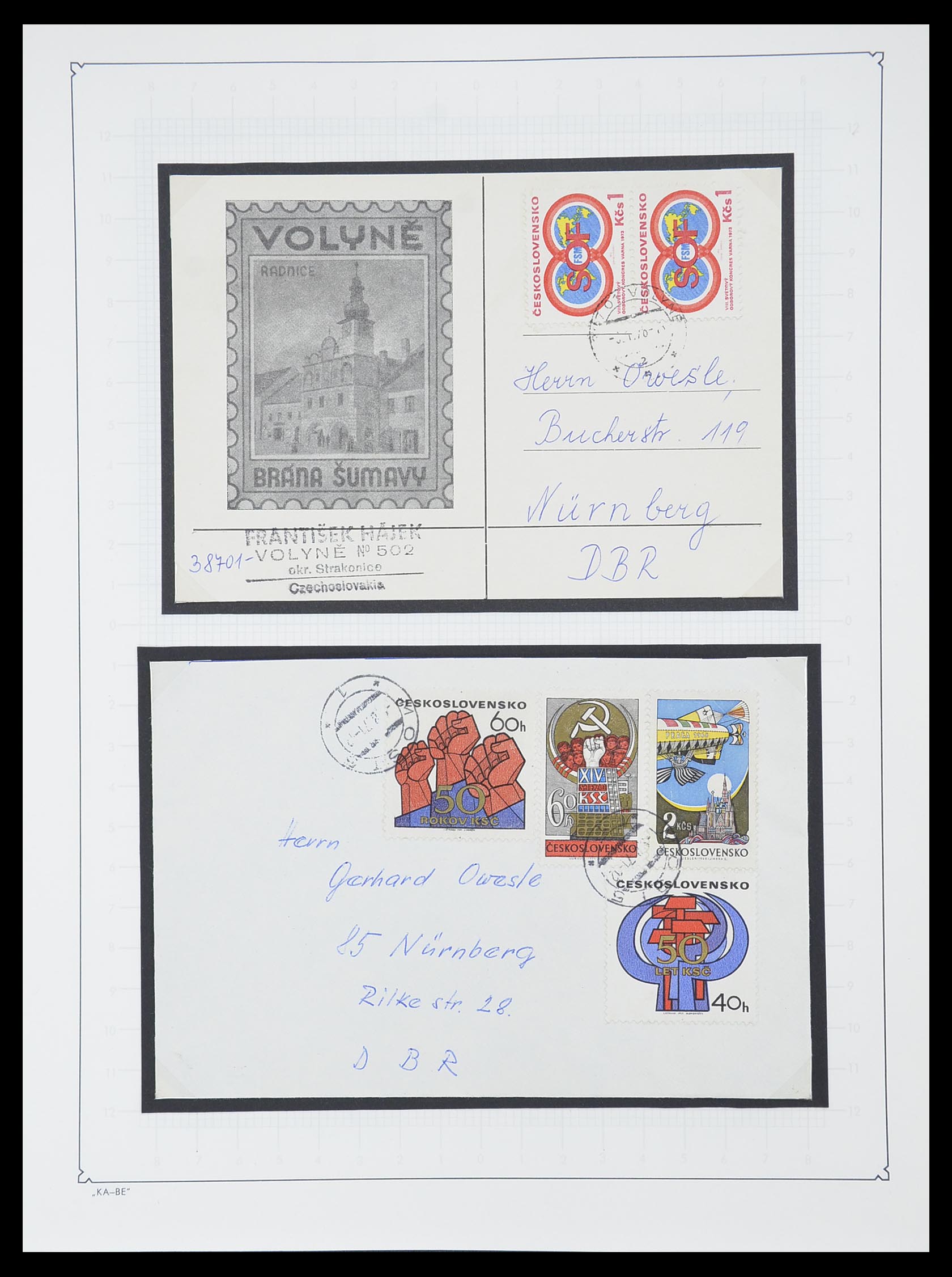 33671 195 - Postzegelverzameling 33671 Tsjechoslowakije 1918-2000.