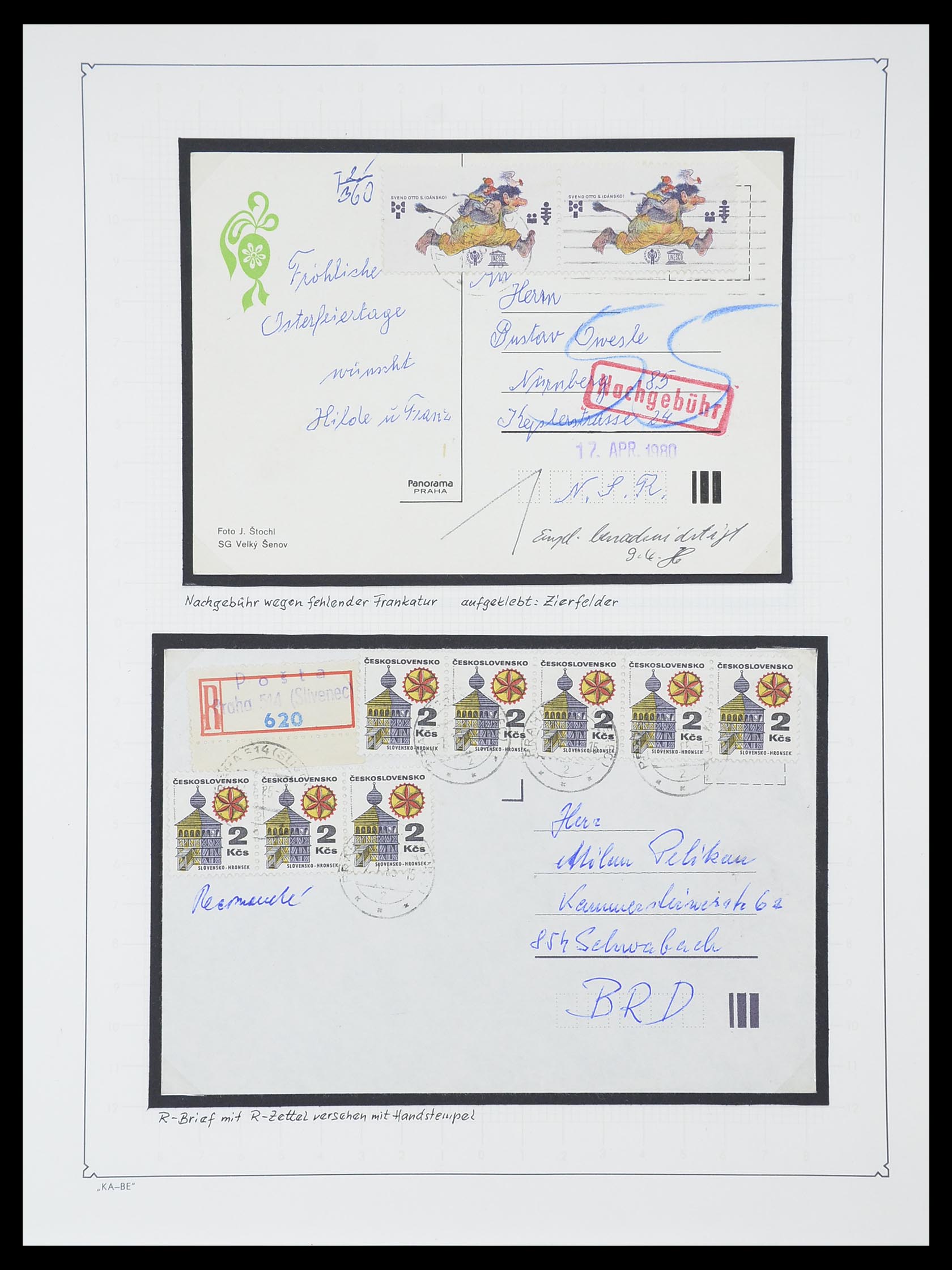 33671 199 - Postzegelverzameling 33671 Tsjechoslowakije 1918-2000.