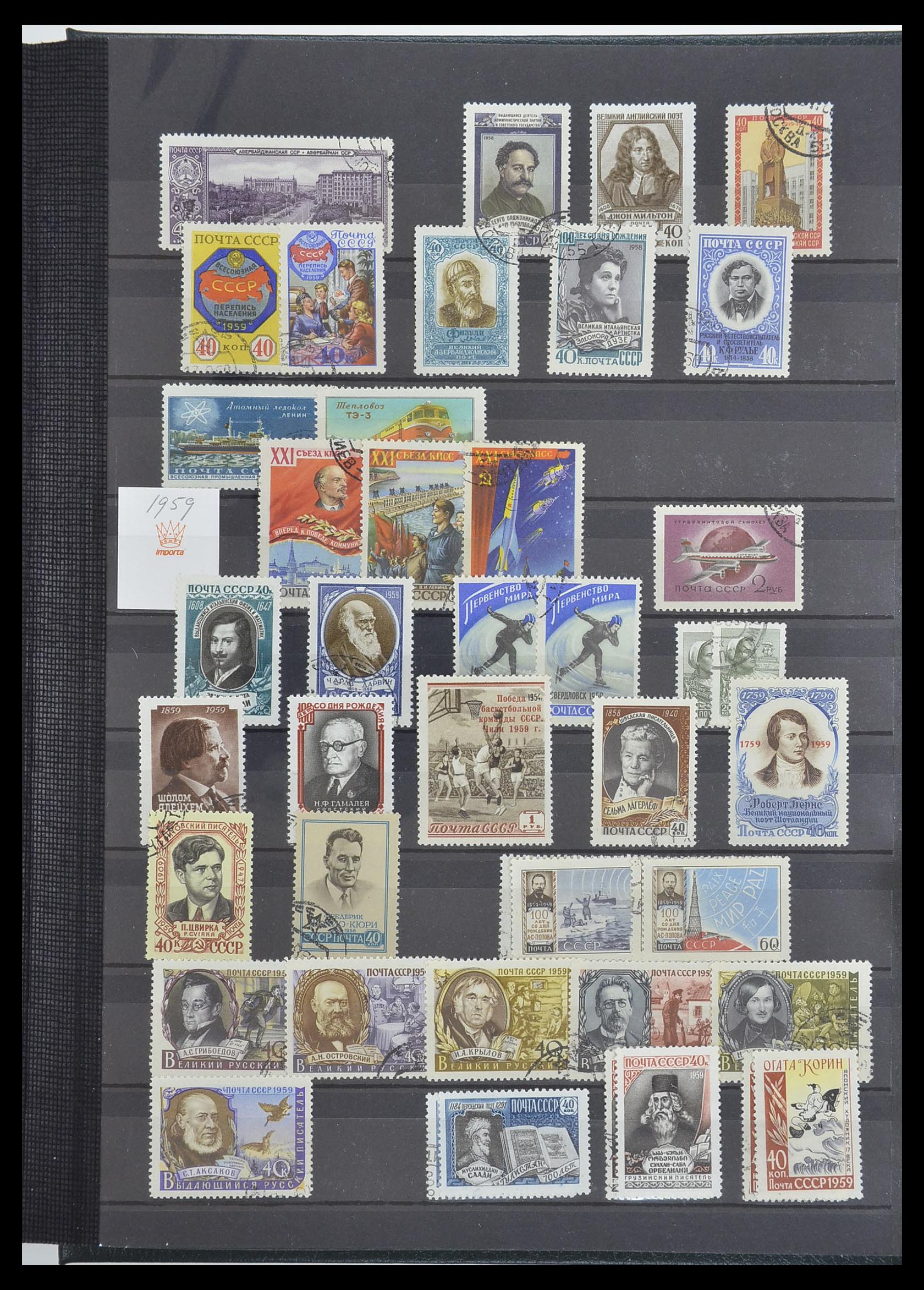 33674 061 - Postzegelverzameling 33674 Rusland 1858-1999.