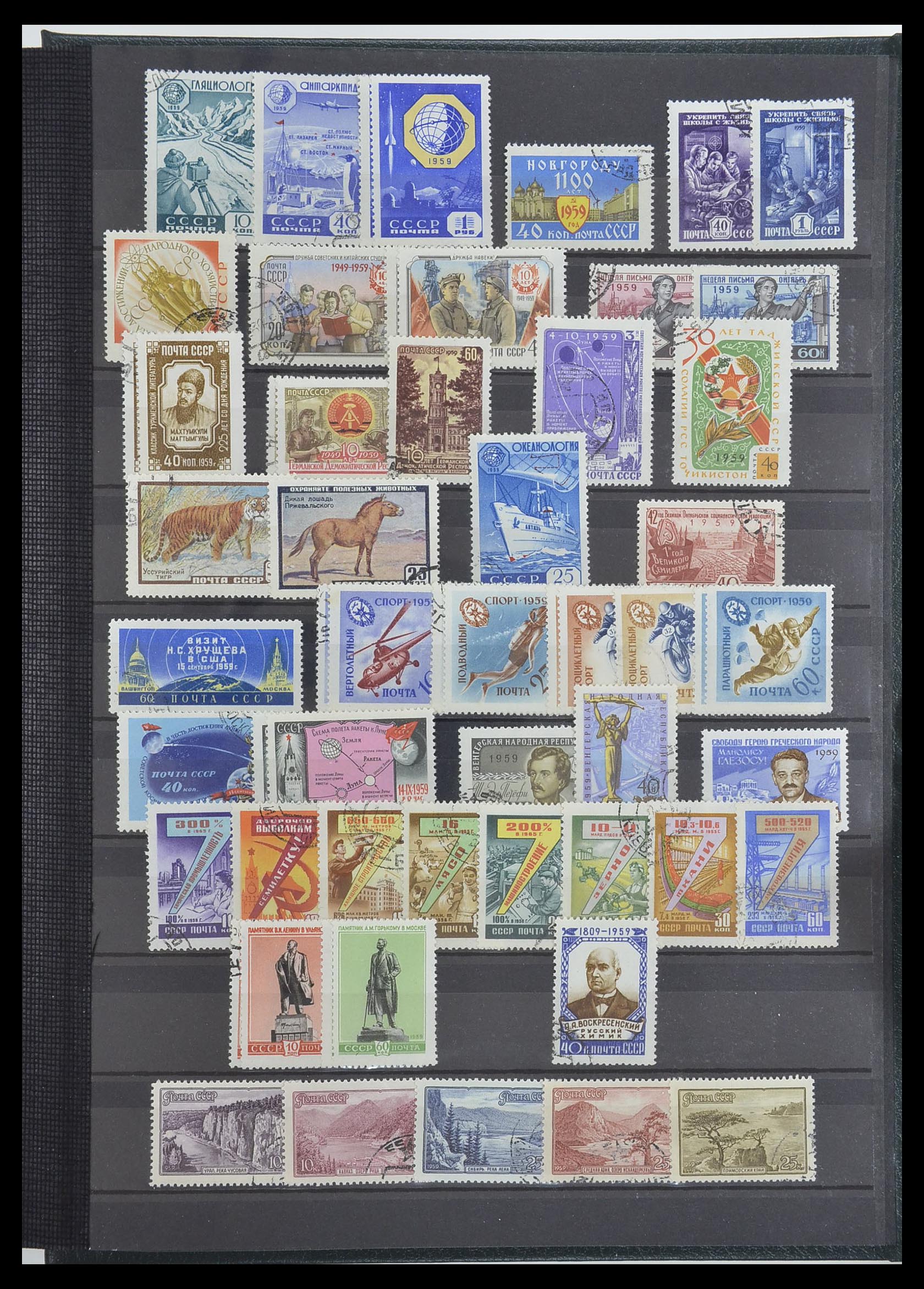 33674 063 - Postzegelverzameling 33674 Rusland 1858-1999.
