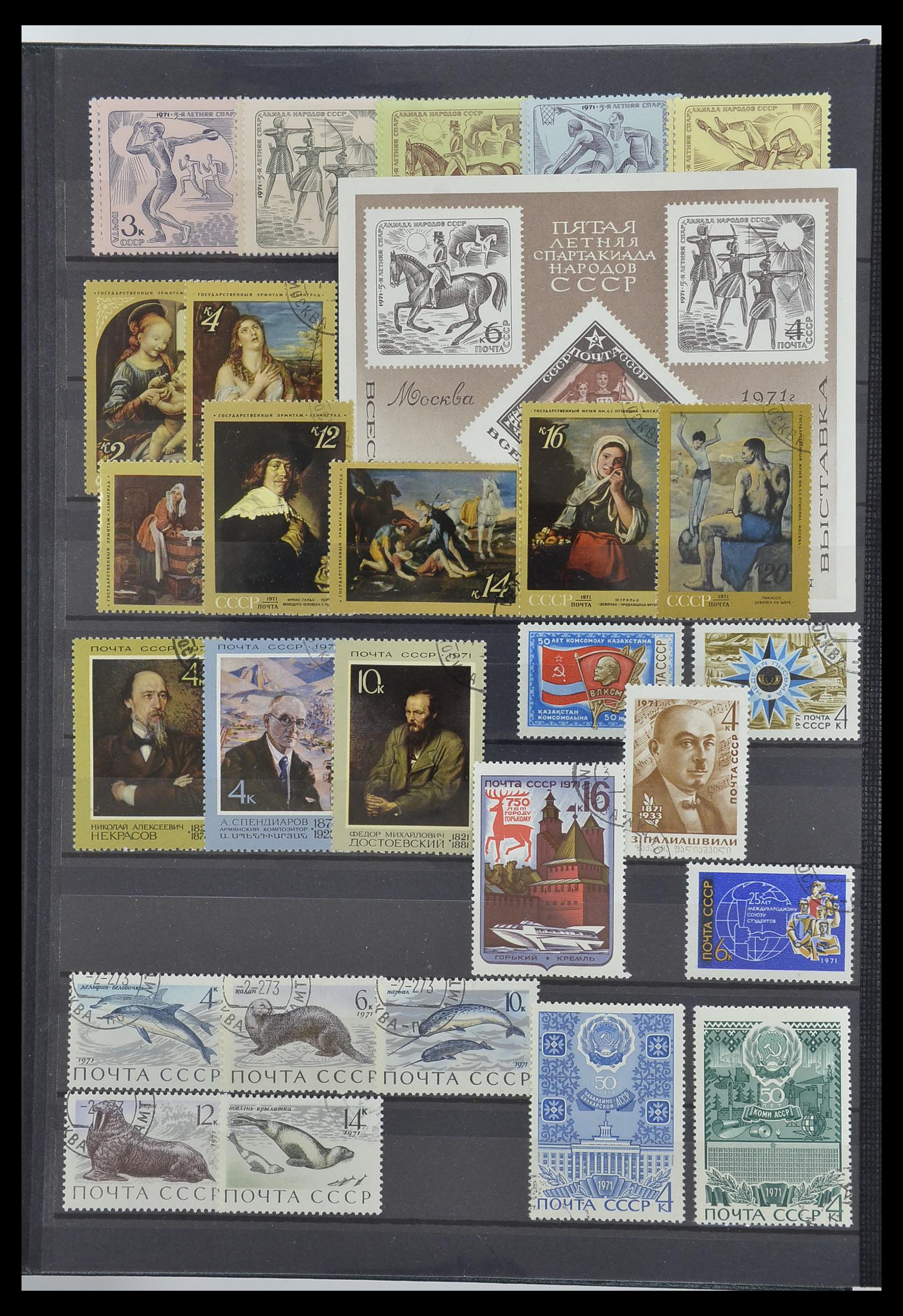 33674 129 - Postzegelverzameling 33674 Rusland 1858-1999.