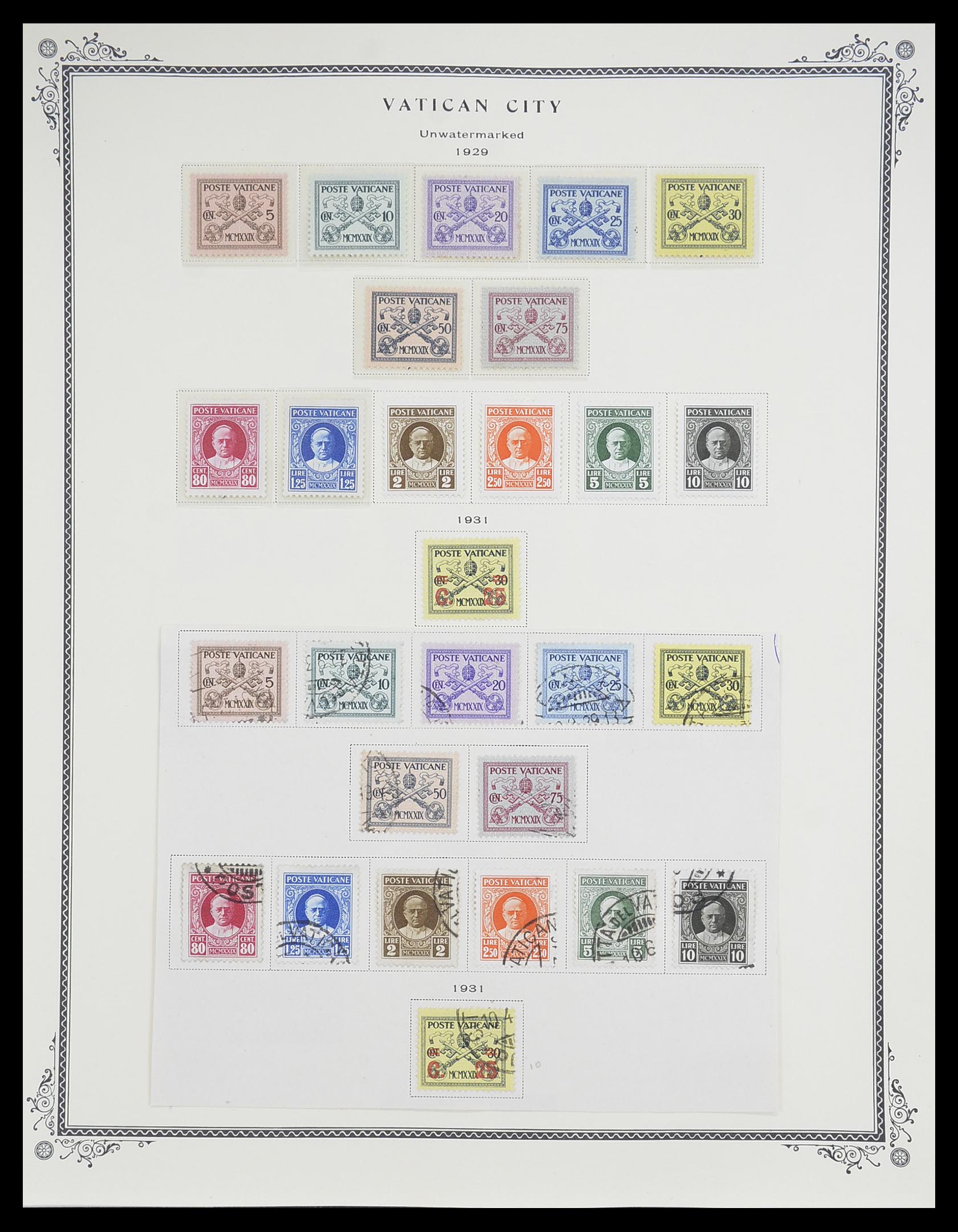 33676 001 - Postzegelverzameling 33676 Vaticaan 1929-1986.