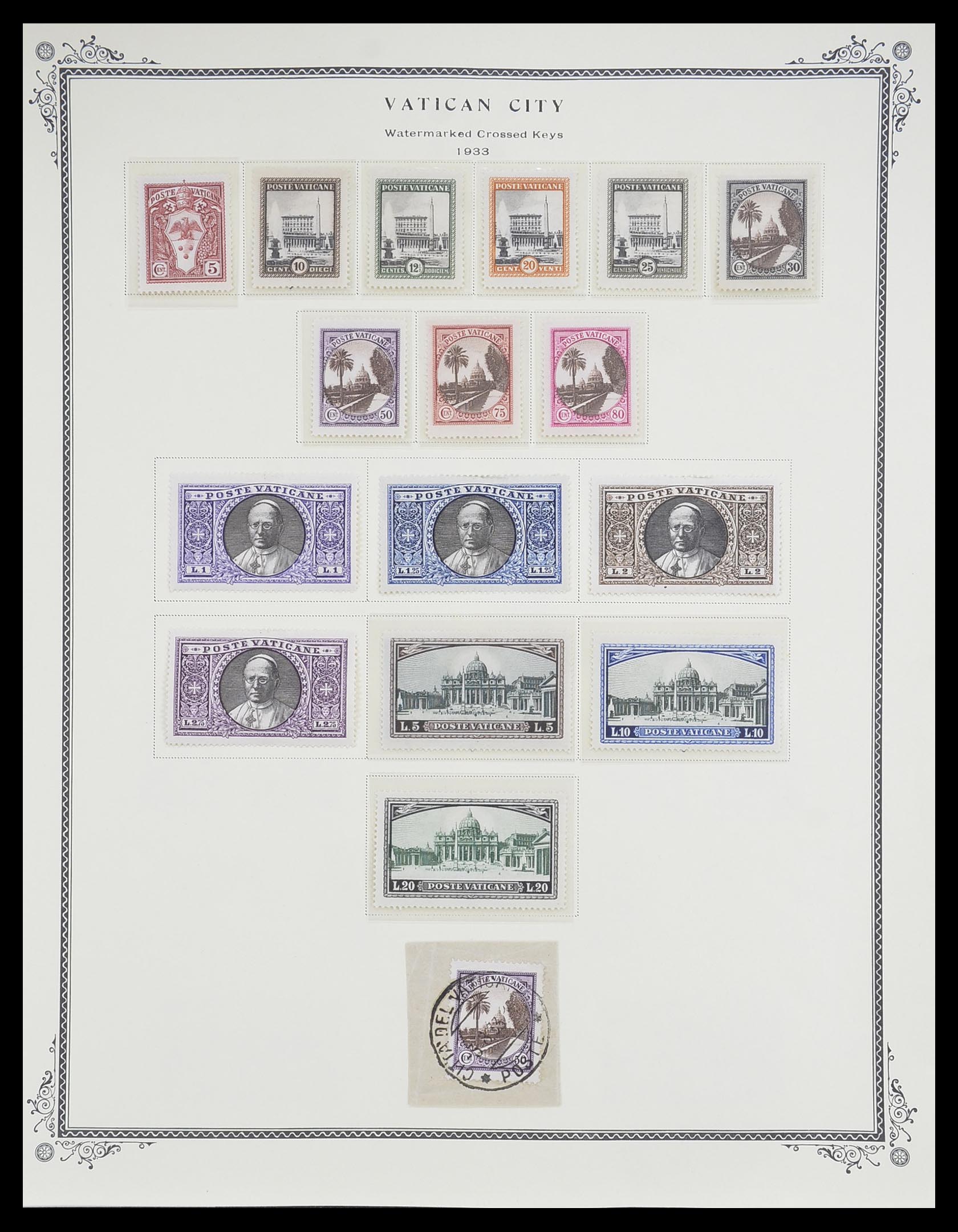 33676 002 - Postzegelverzameling 33676 Vaticaan 1929-1986.