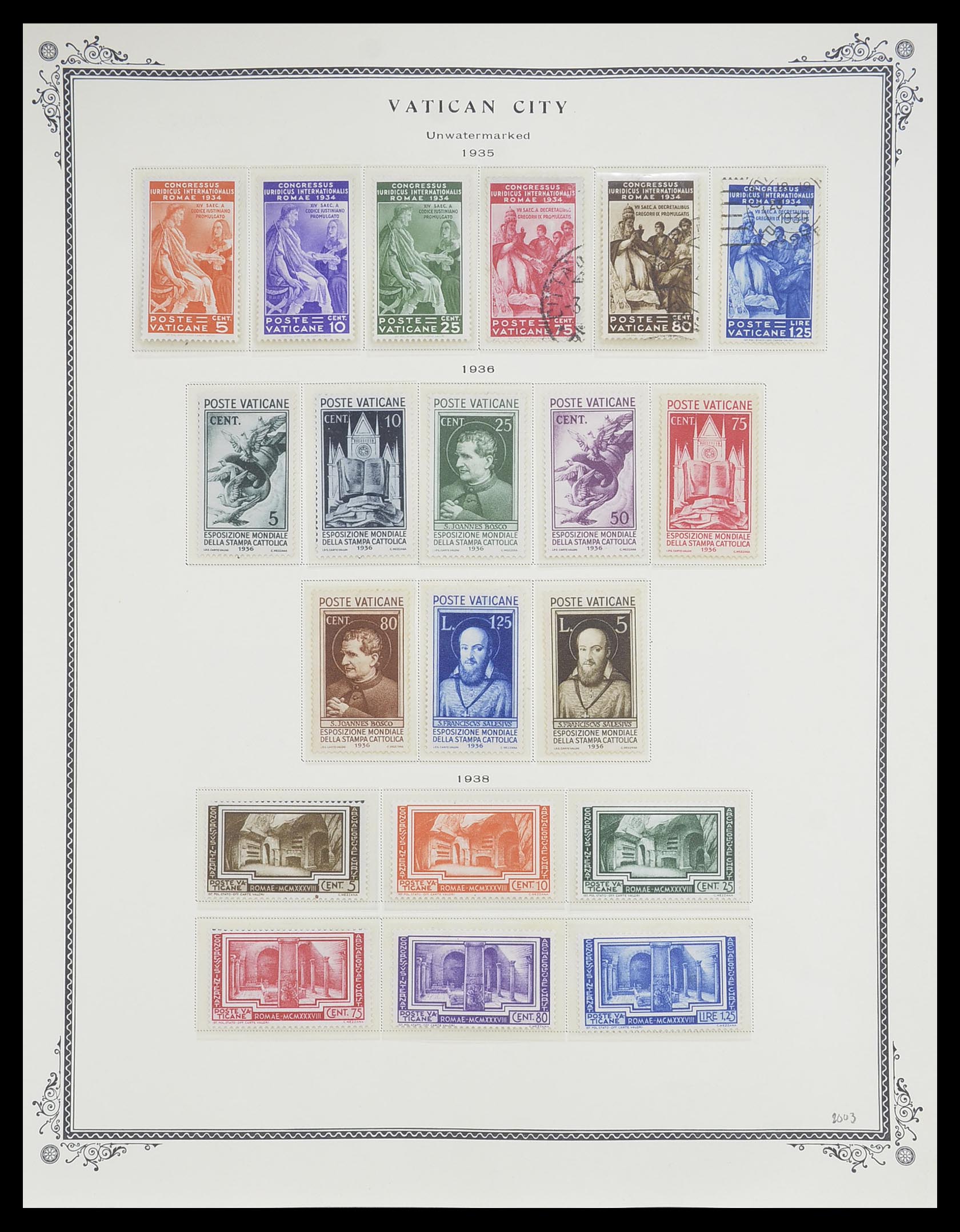 33676 004 - Postzegelverzameling 33676 Vaticaan 1929-1986.