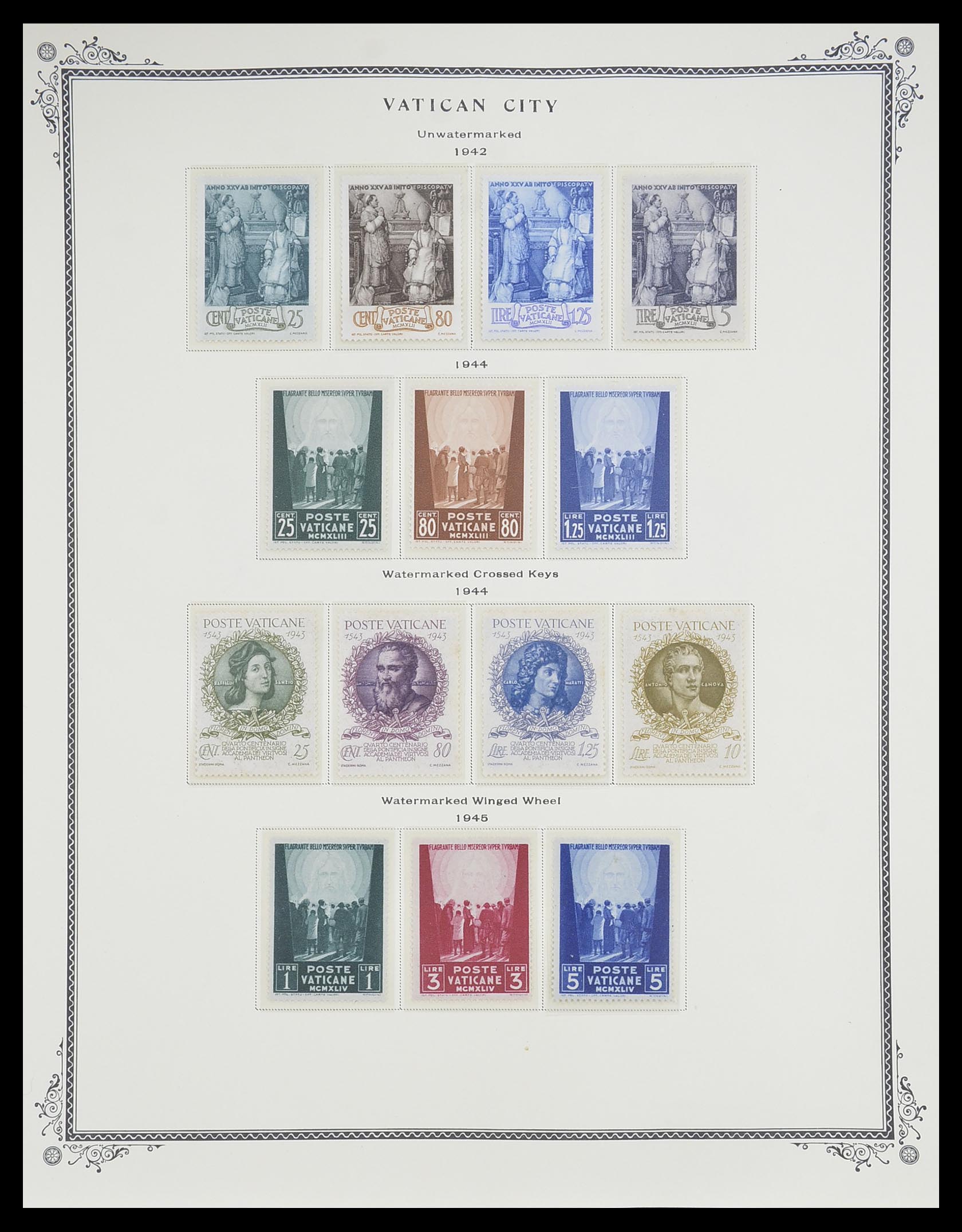 33676 006 - Postzegelverzameling 33676 Vaticaan 1929-1986.