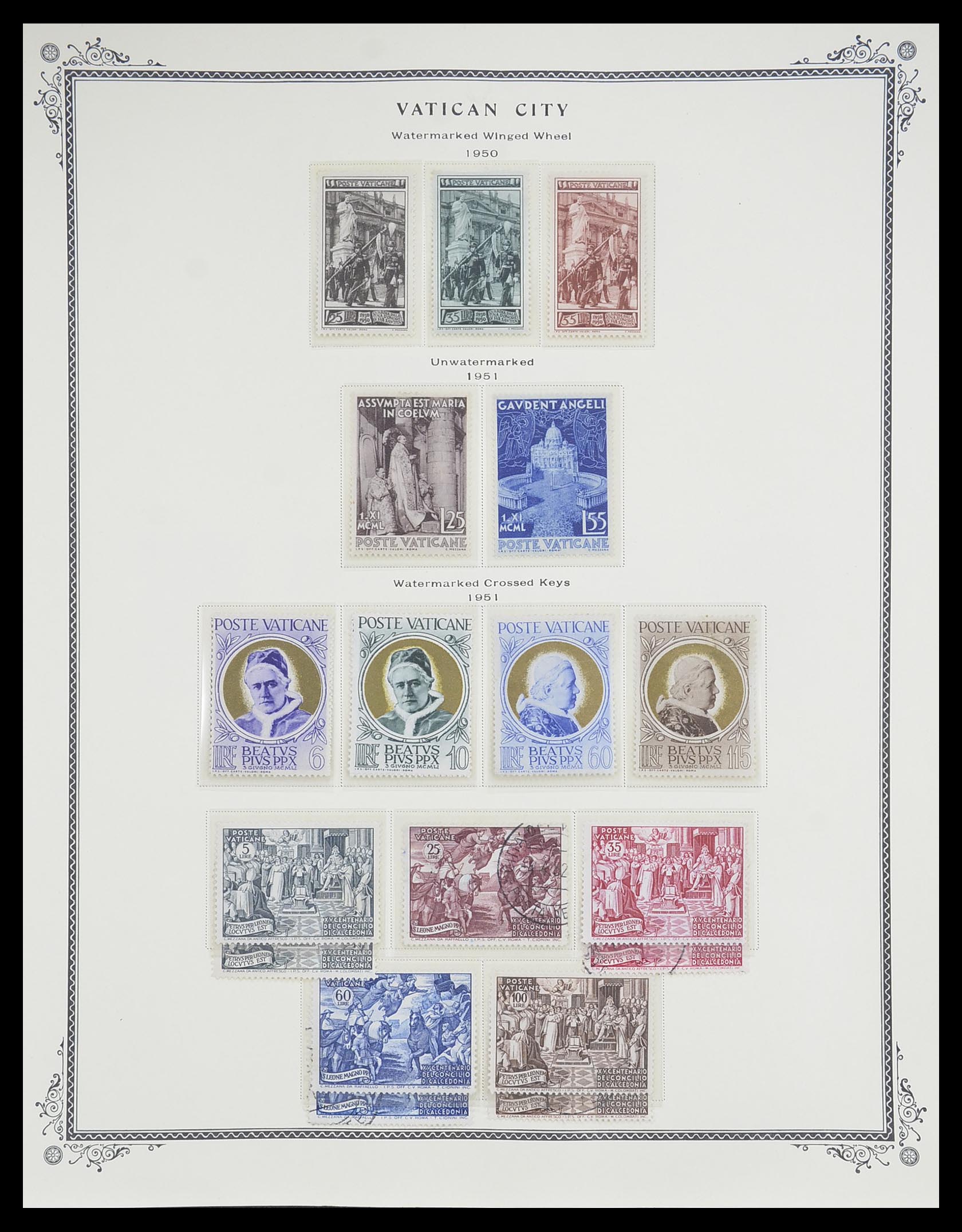 33676 010 - Postzegelverzameling 33676 Vaticaan 1929-1986.