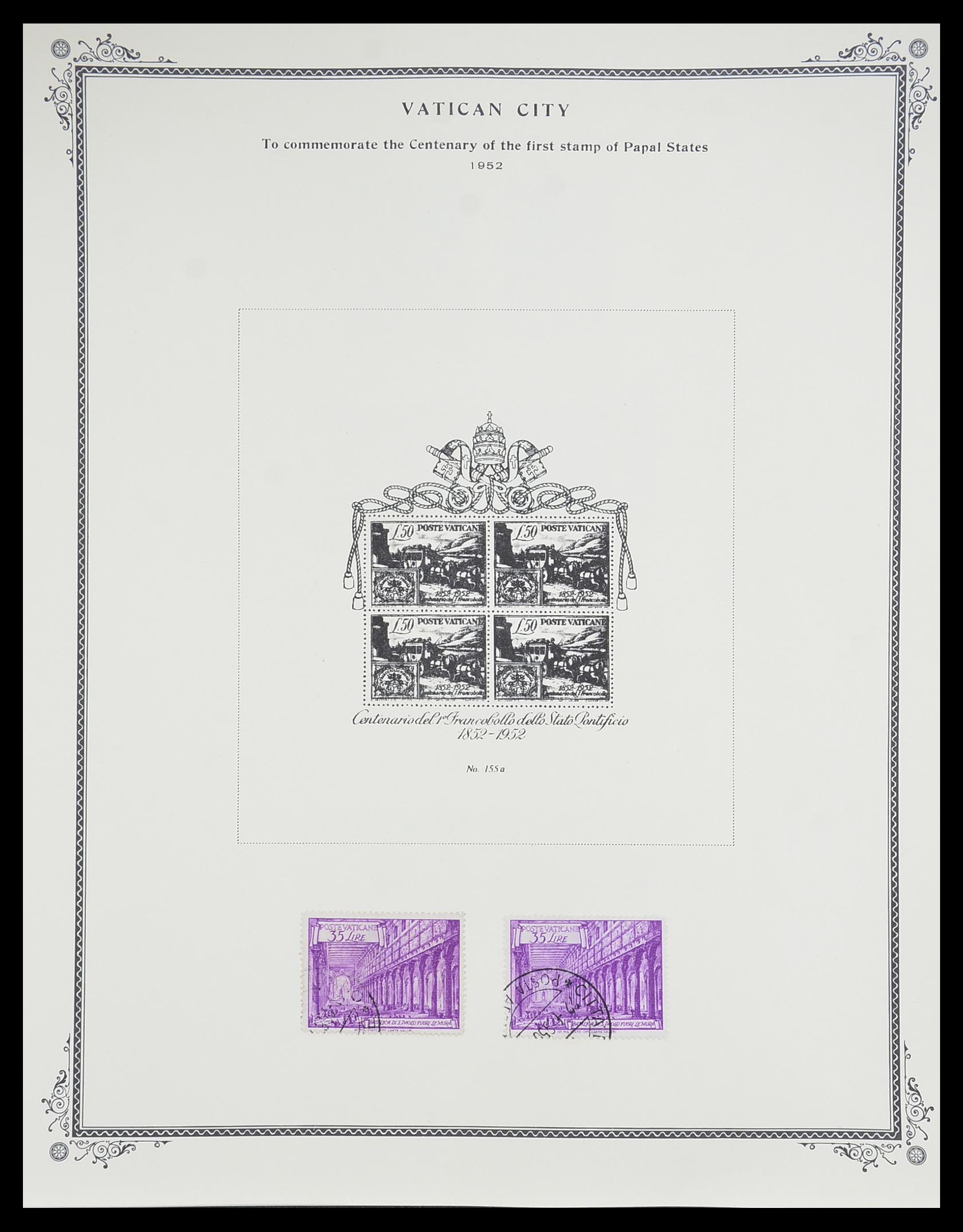 33676 012 - Postzegelverzameling 33676 Vaticaan 1929-1986.