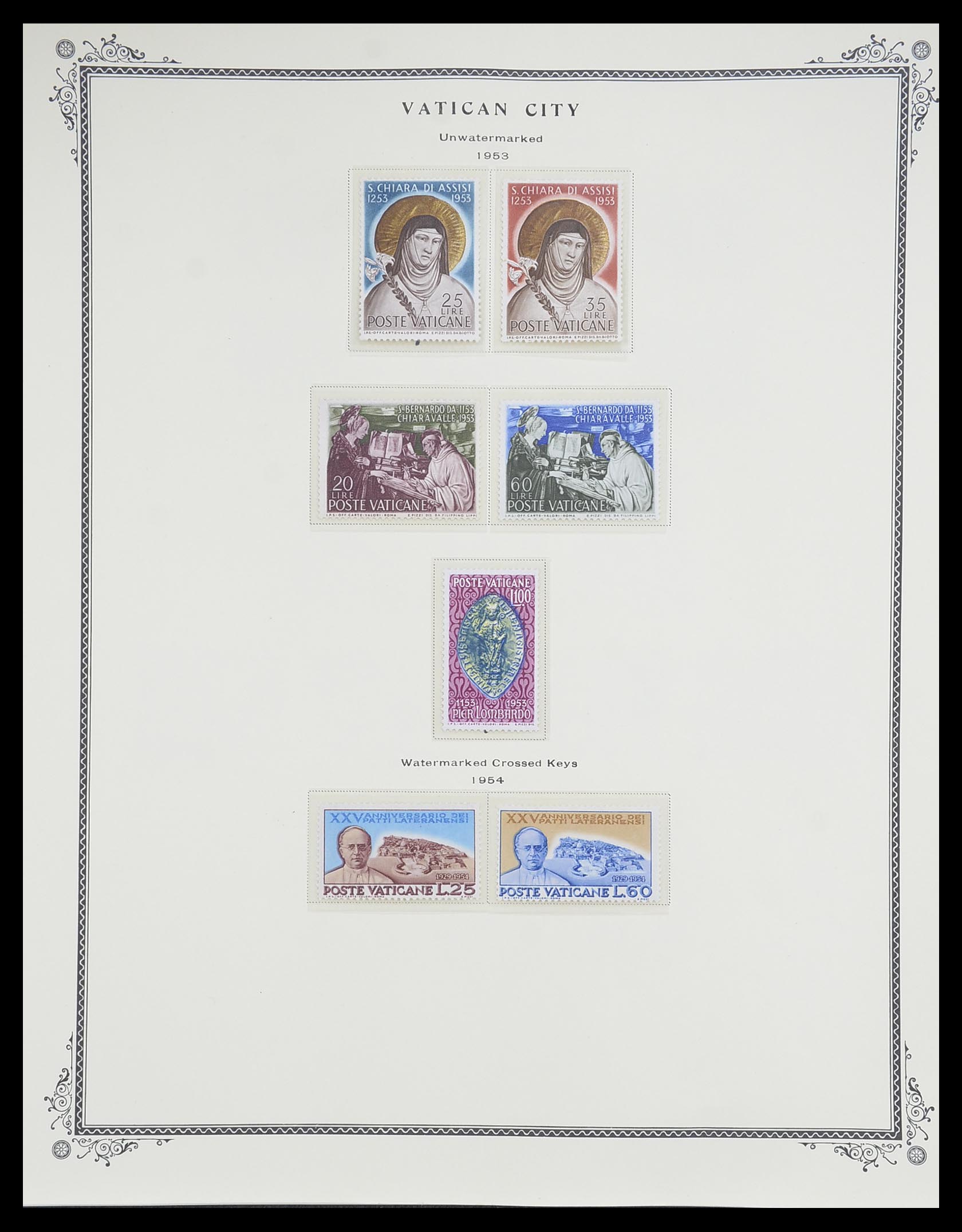 33676 013 - Postzegelverzameling 33676 Vaticaan 1929-1986.