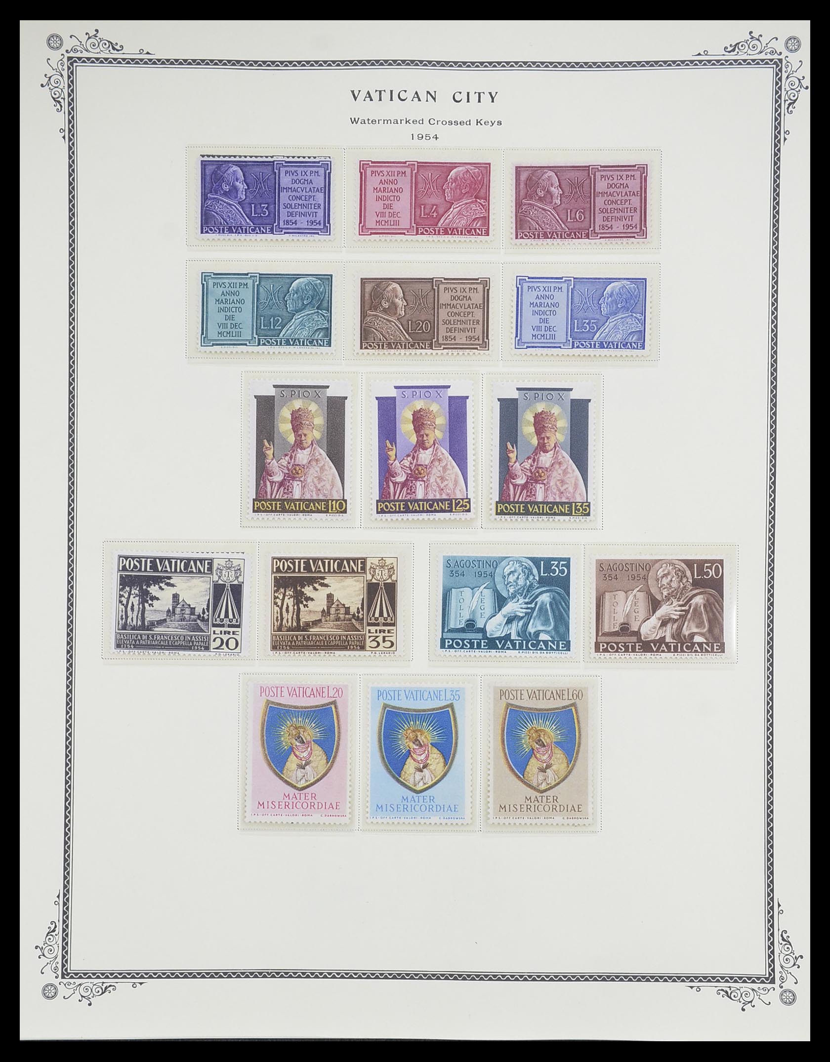 33676 014 - Postzegelverzameling 33676 Vaticaan 1929-1986.