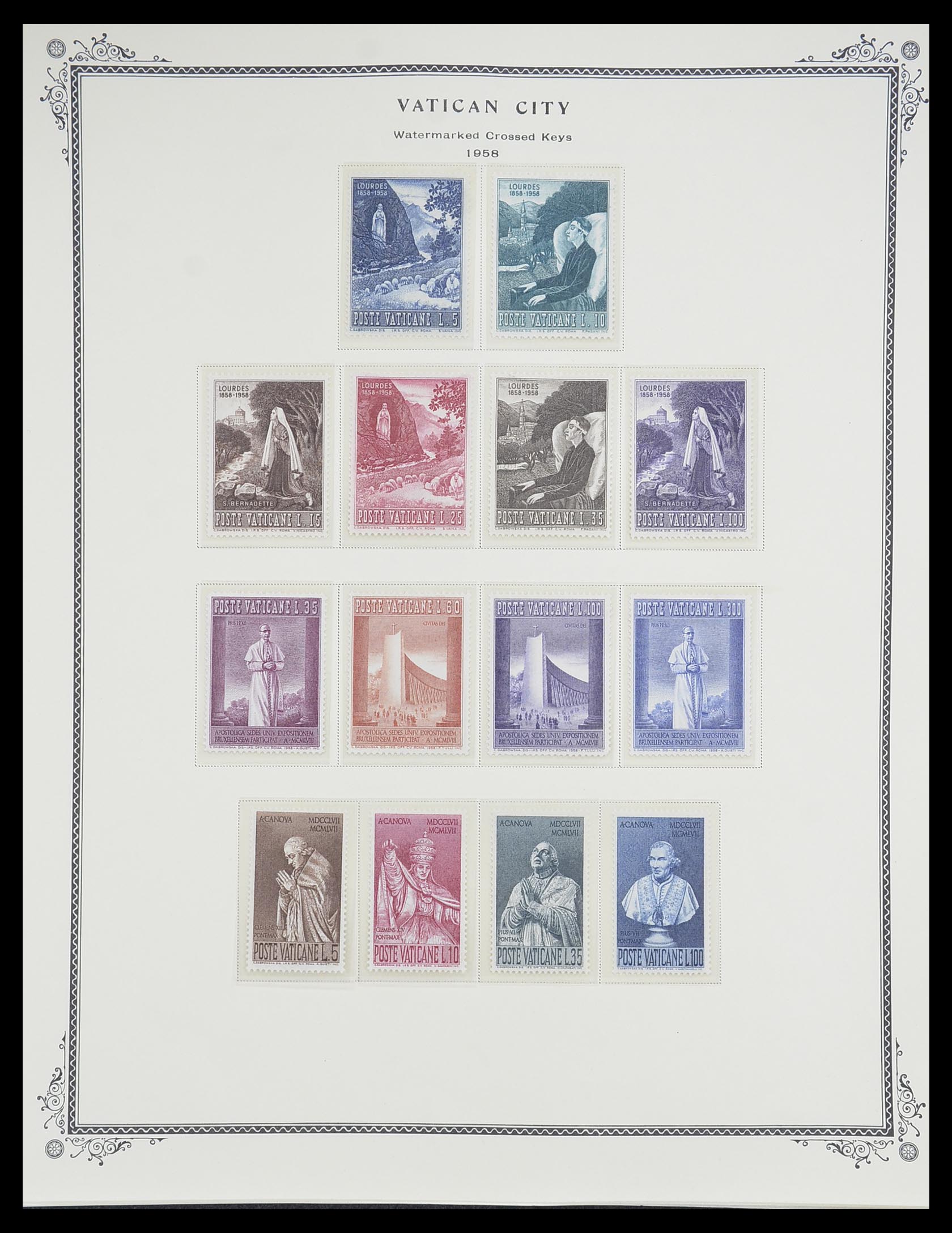 33676 018 - Postzegelverzameling 33676 Vaticaan 1929-1986.