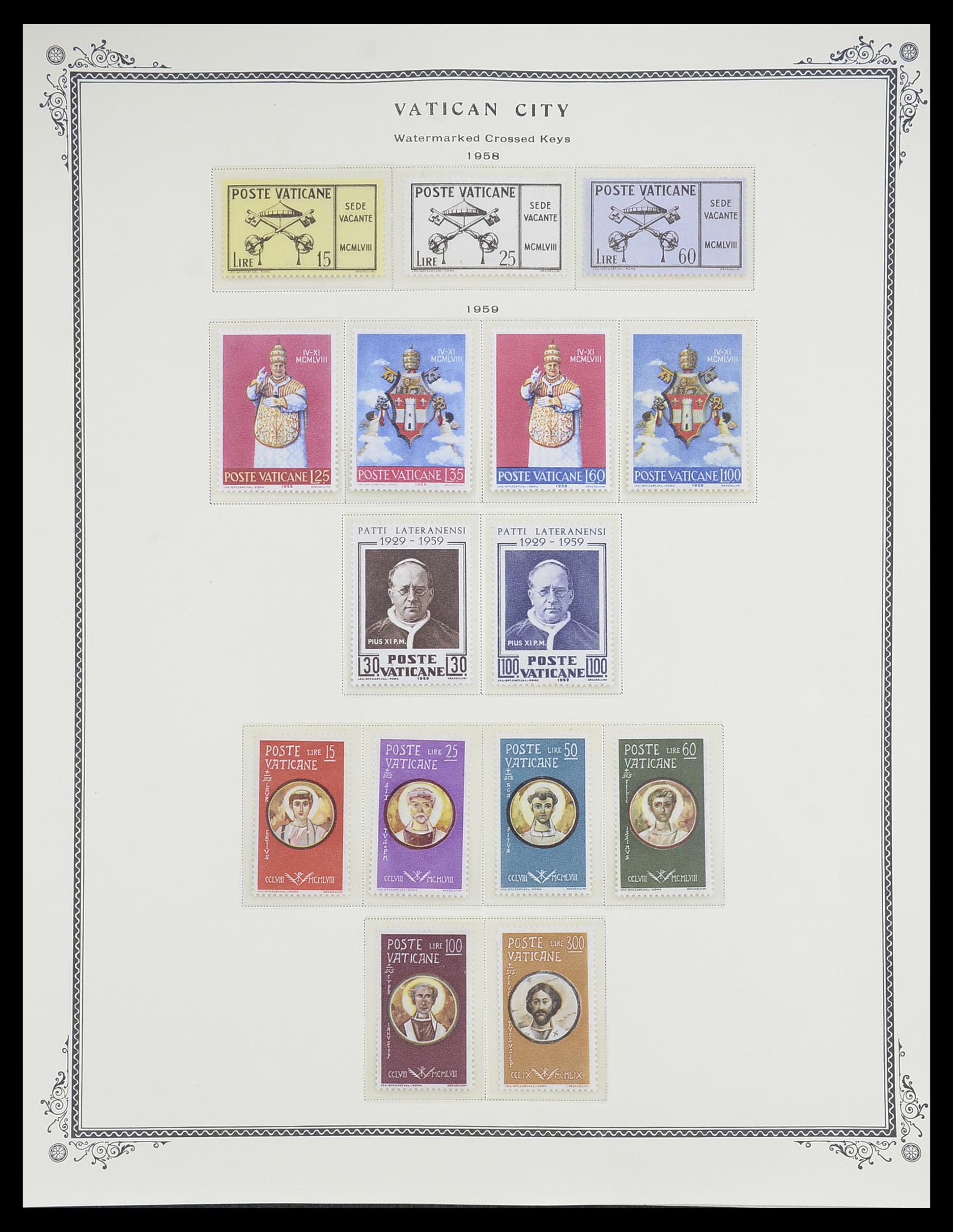 33676 020 - Postzegelverzameling 33676 Vaticaan 1929-1986.