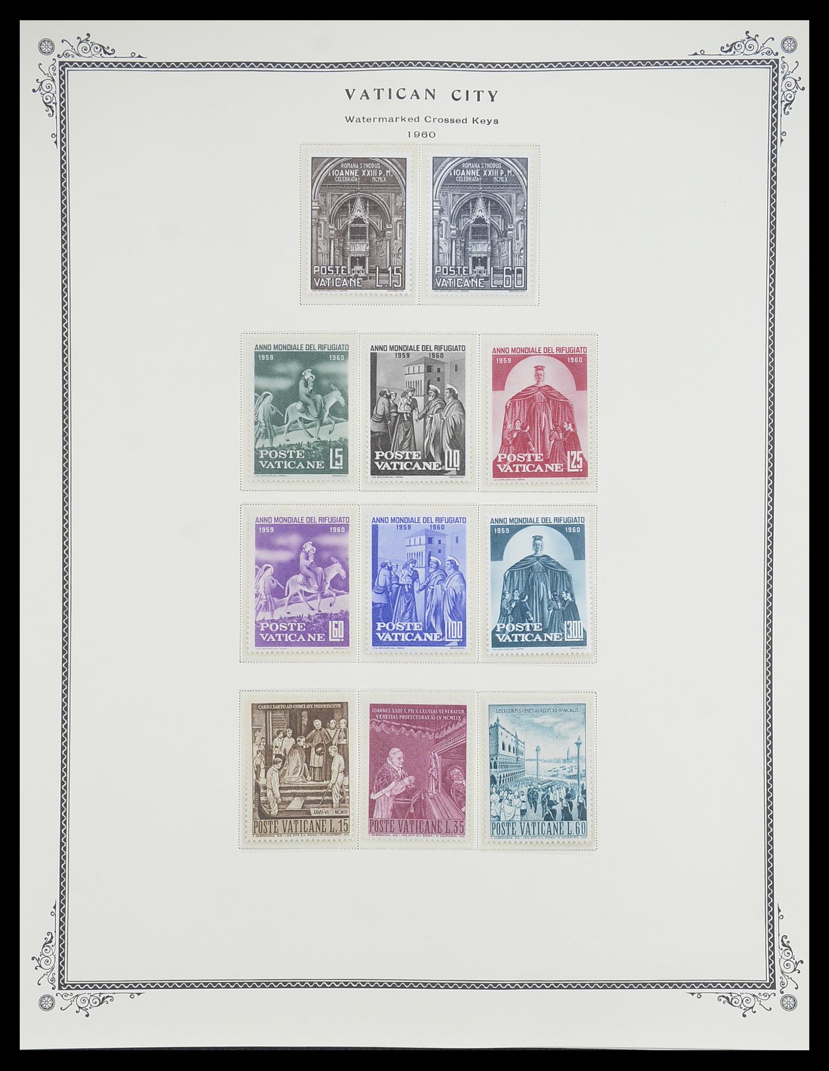 33676 022 - Postzegelverzameling 33676 Vaticaan 1929-1986.