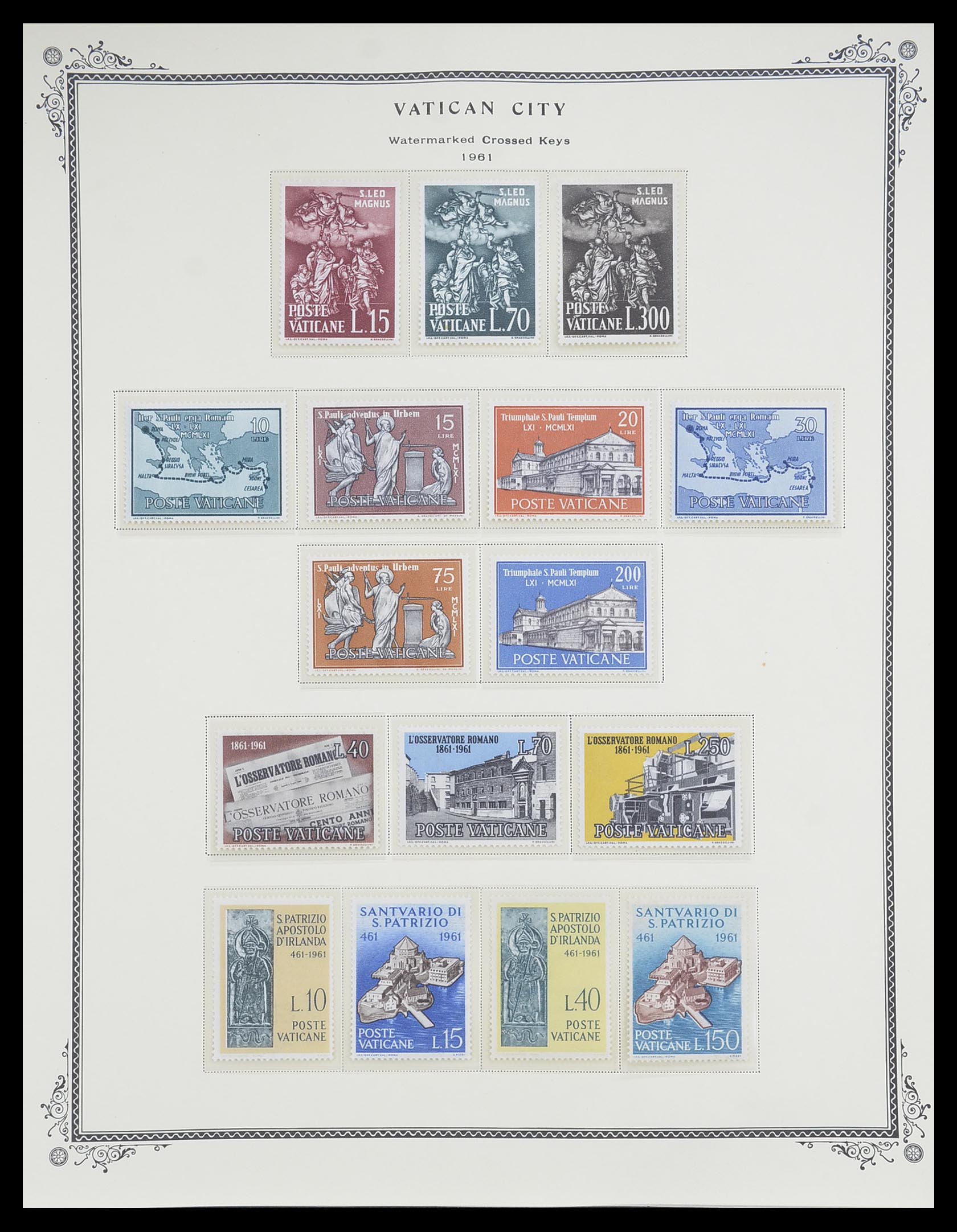 33676 024 - Postzegelverzameling 33676 Vaticaan 1929-1986.