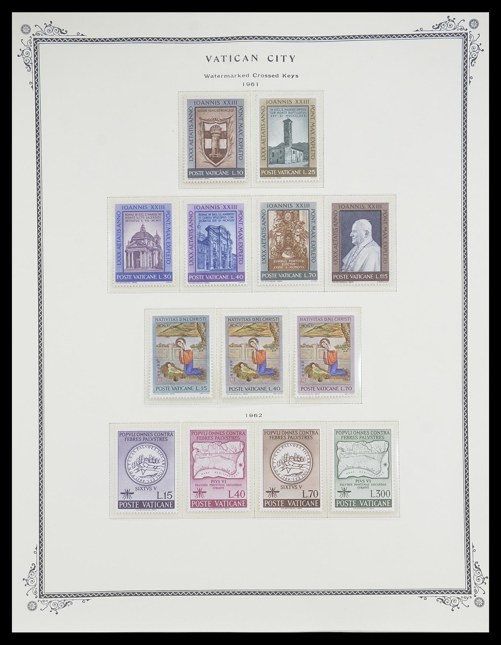 33676 025 - Postzegelverzameling 33676 Vaticaan 1929-1986.