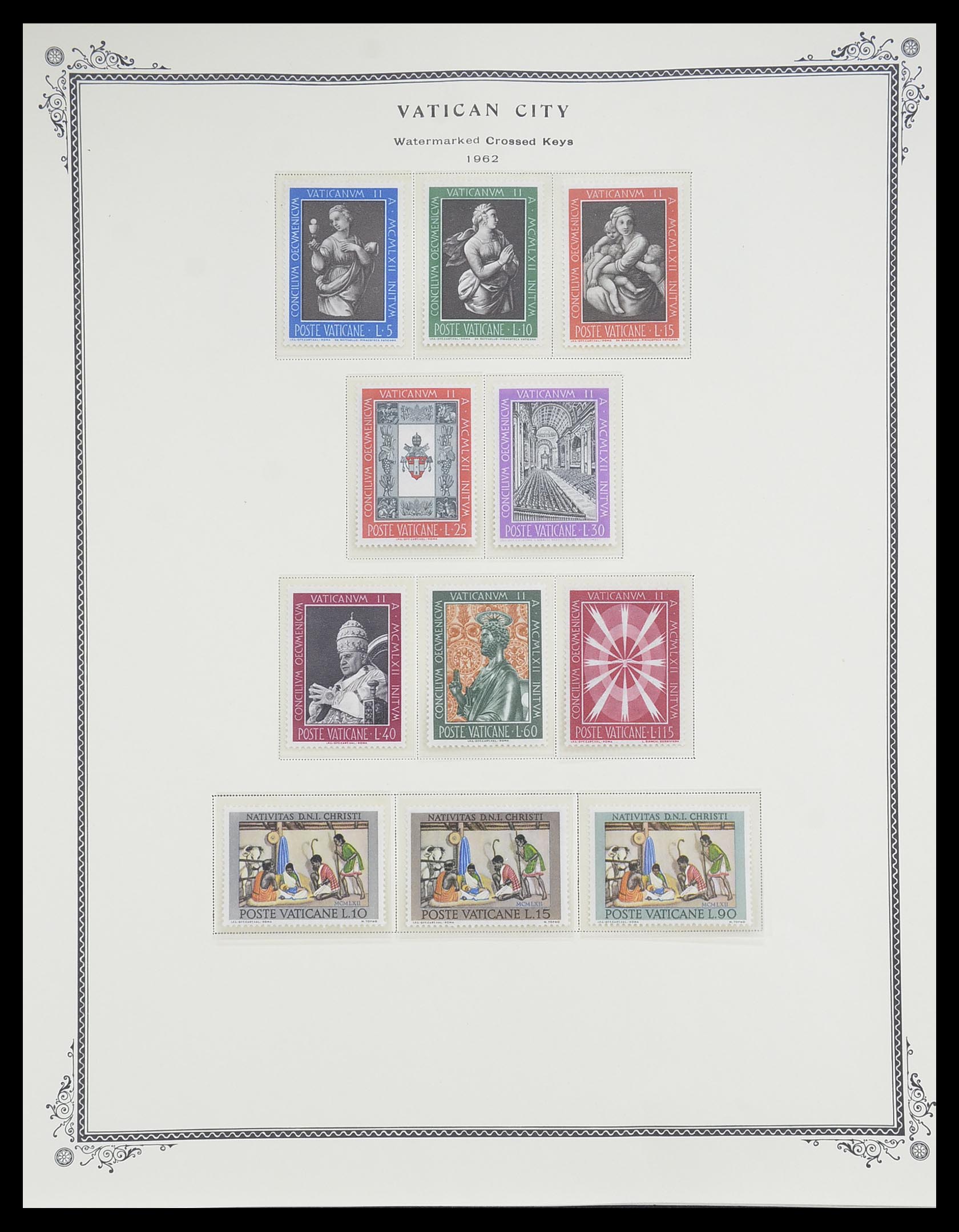 33676 027 - Postzegelverzameling 33676 Vaticaan 1929-1986.