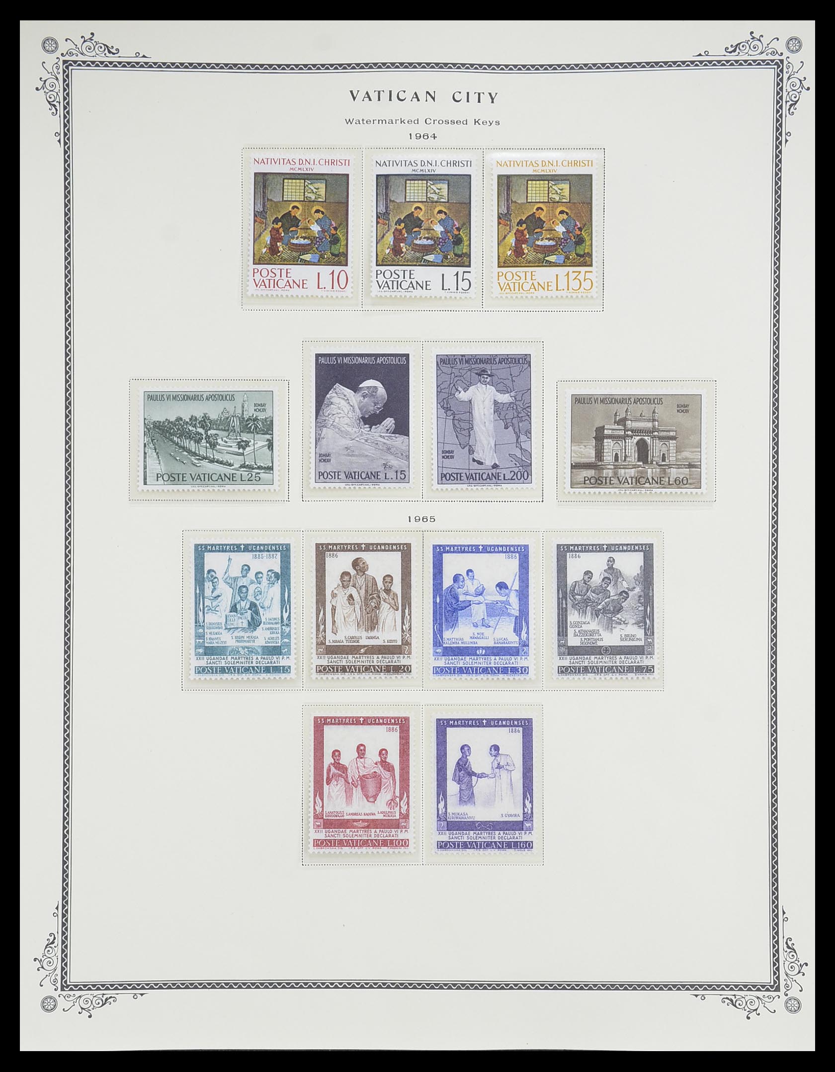 33676 031 - Postzegelverzameling 33676 Vaticaan 1929-1986.