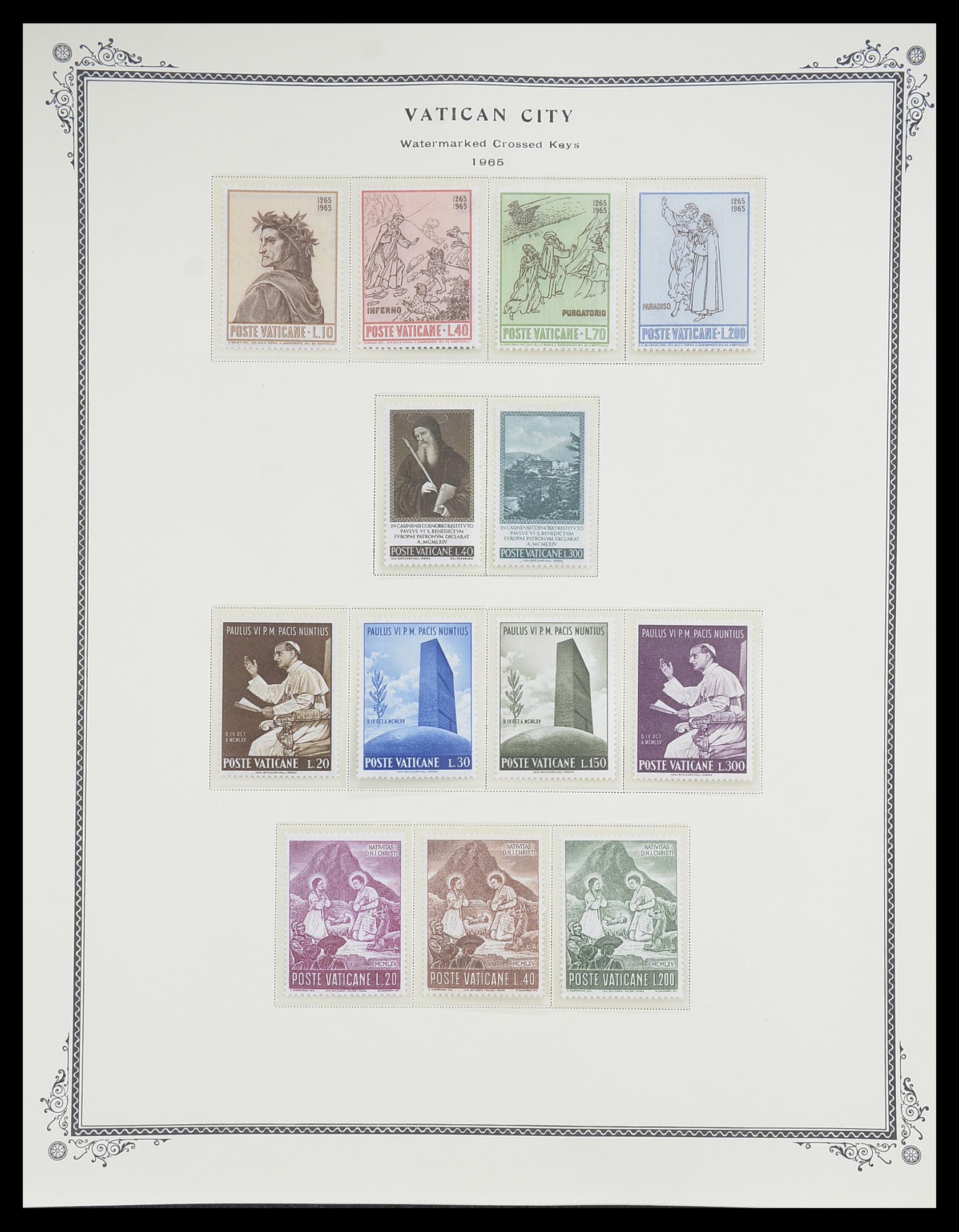 33676 032 - Postzegelverzameling 33676 Vaticaan 1929-1986.