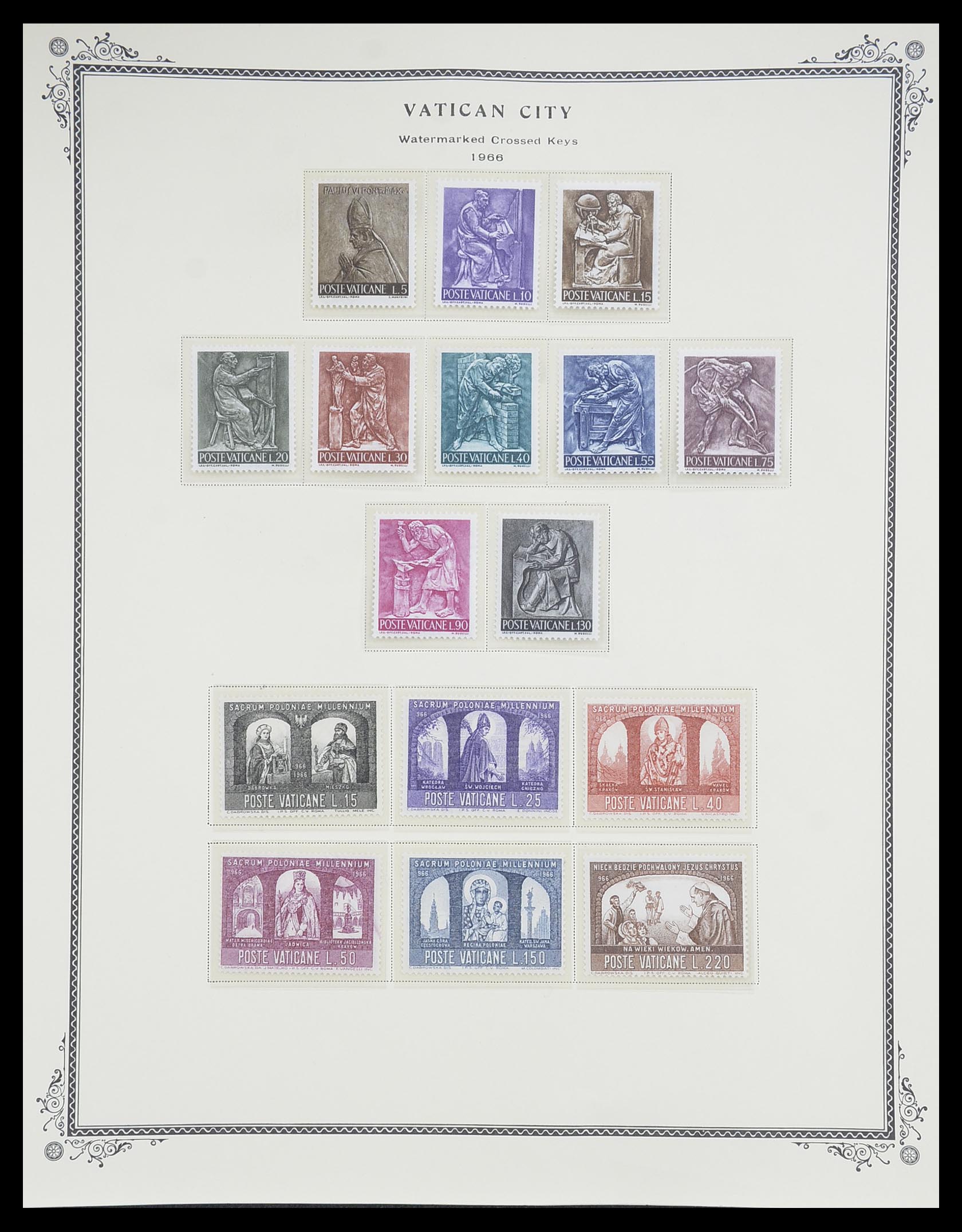 33676 033 - Postzegelverzameling 33676 Vaticaan 1929-1986.