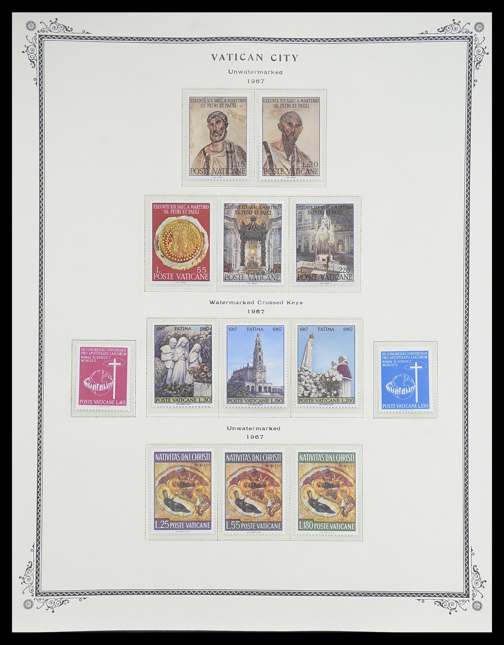33676 035 - Postzegelverzameling 33676 Vaticaan 1929-1986.