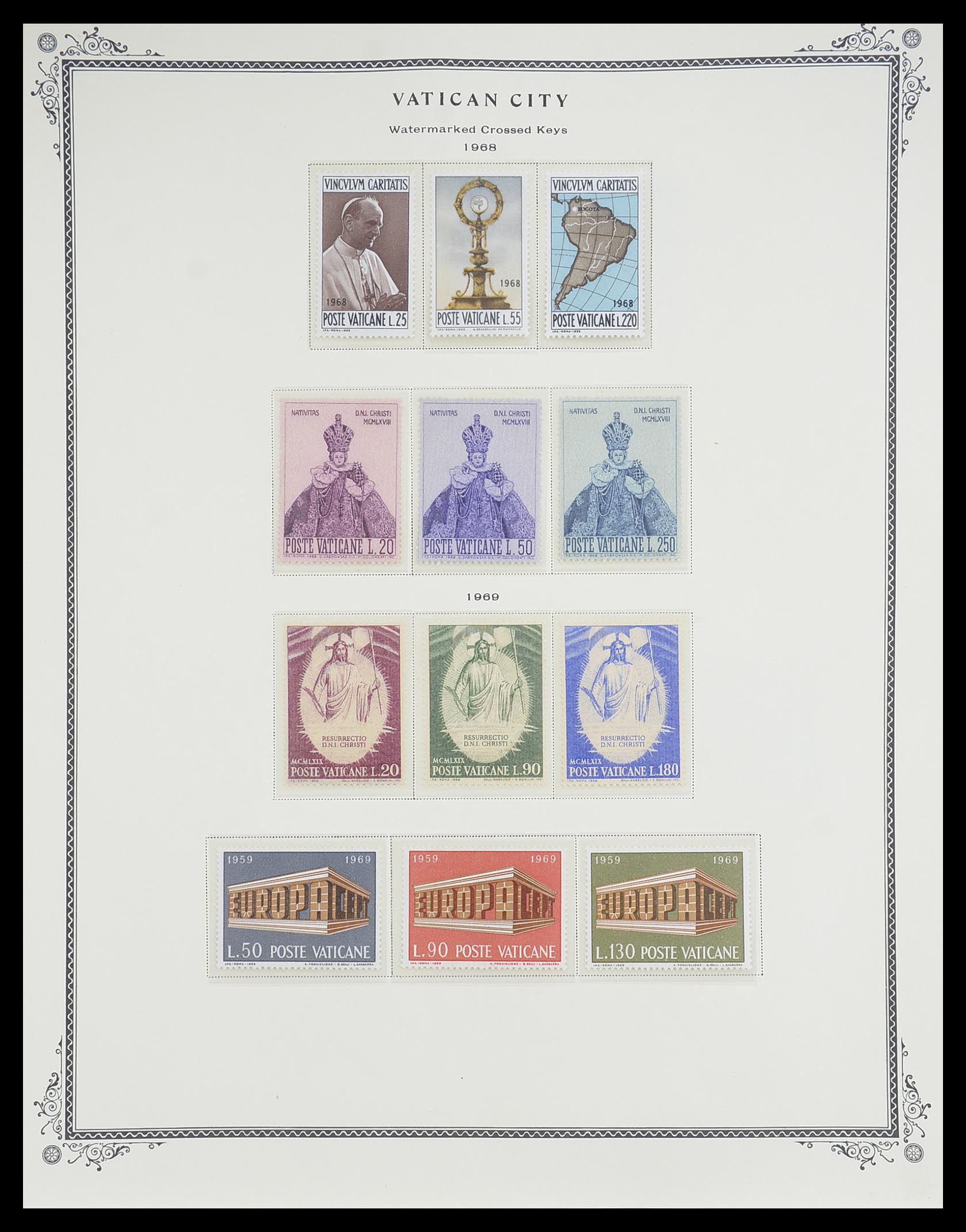 33676 036 - Postzegelverzameling 33676 Vaticaan 1929-1986.